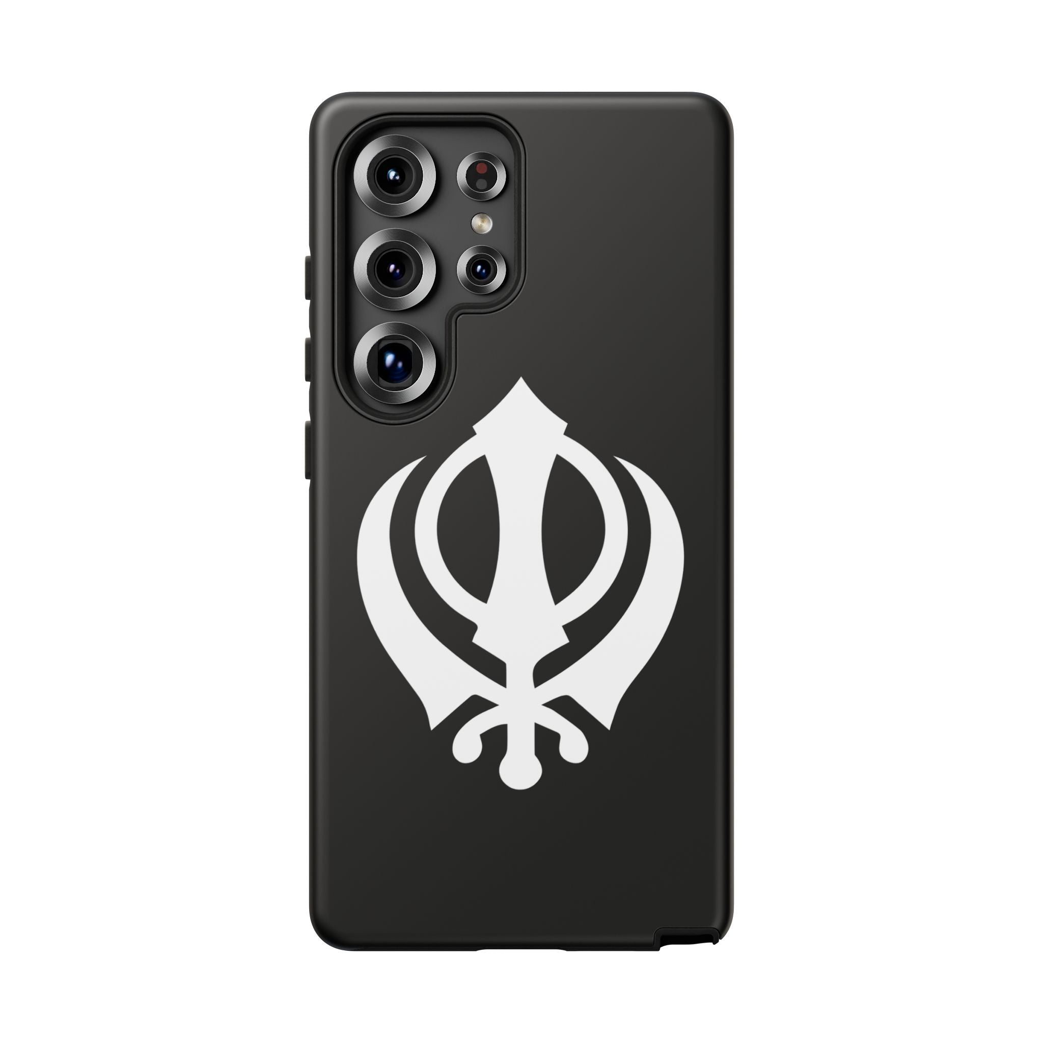 Sikh Khanda Phone Case • Black