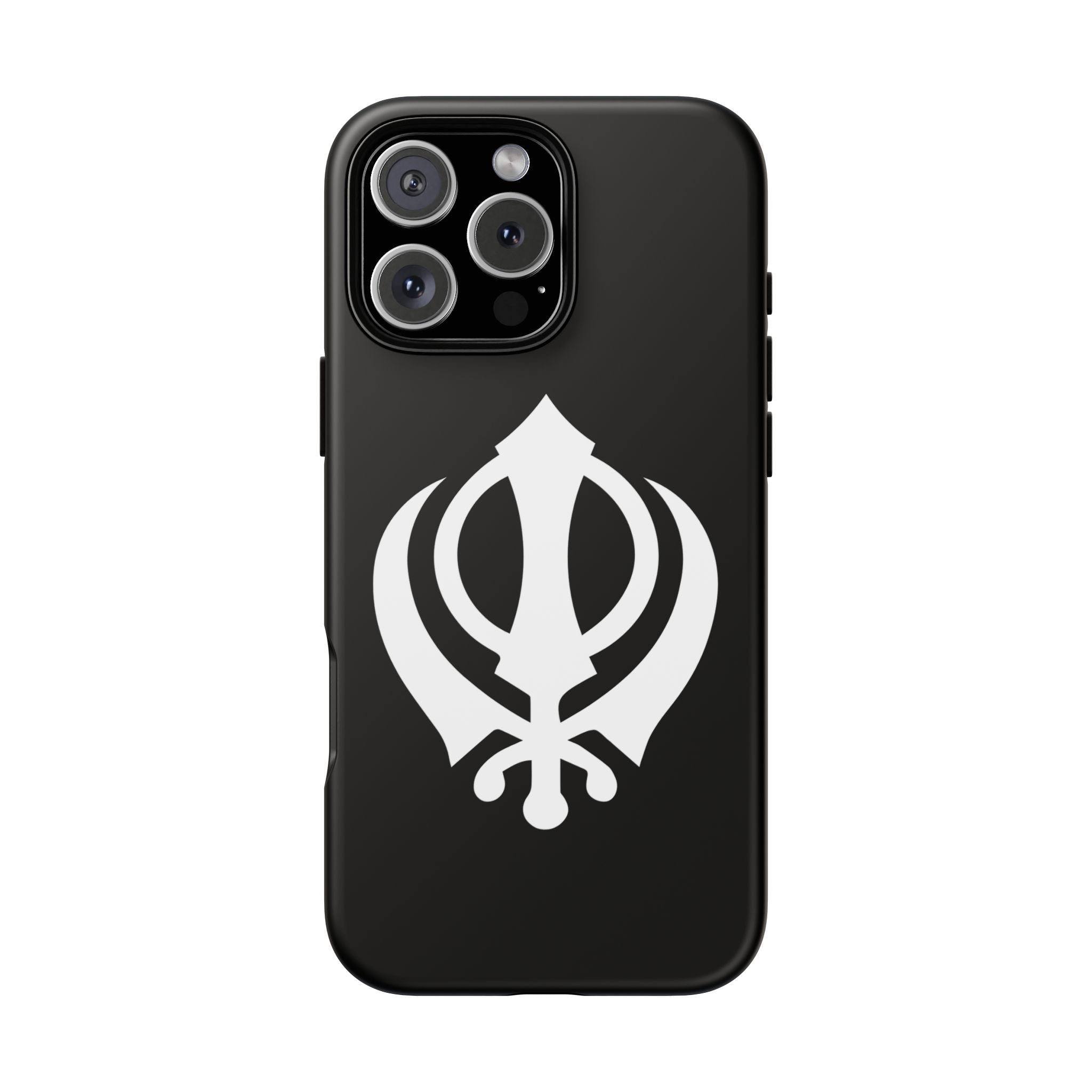Sikh Khanda Phone Case • Black