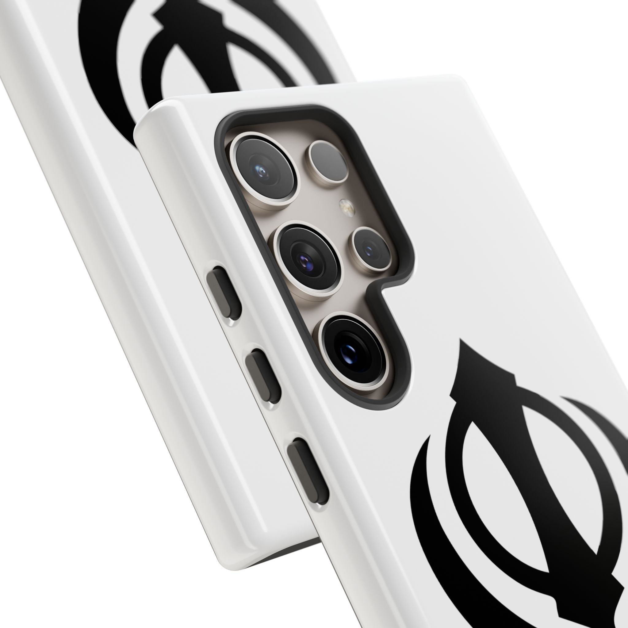 Sikh Khanda Phone Case • White