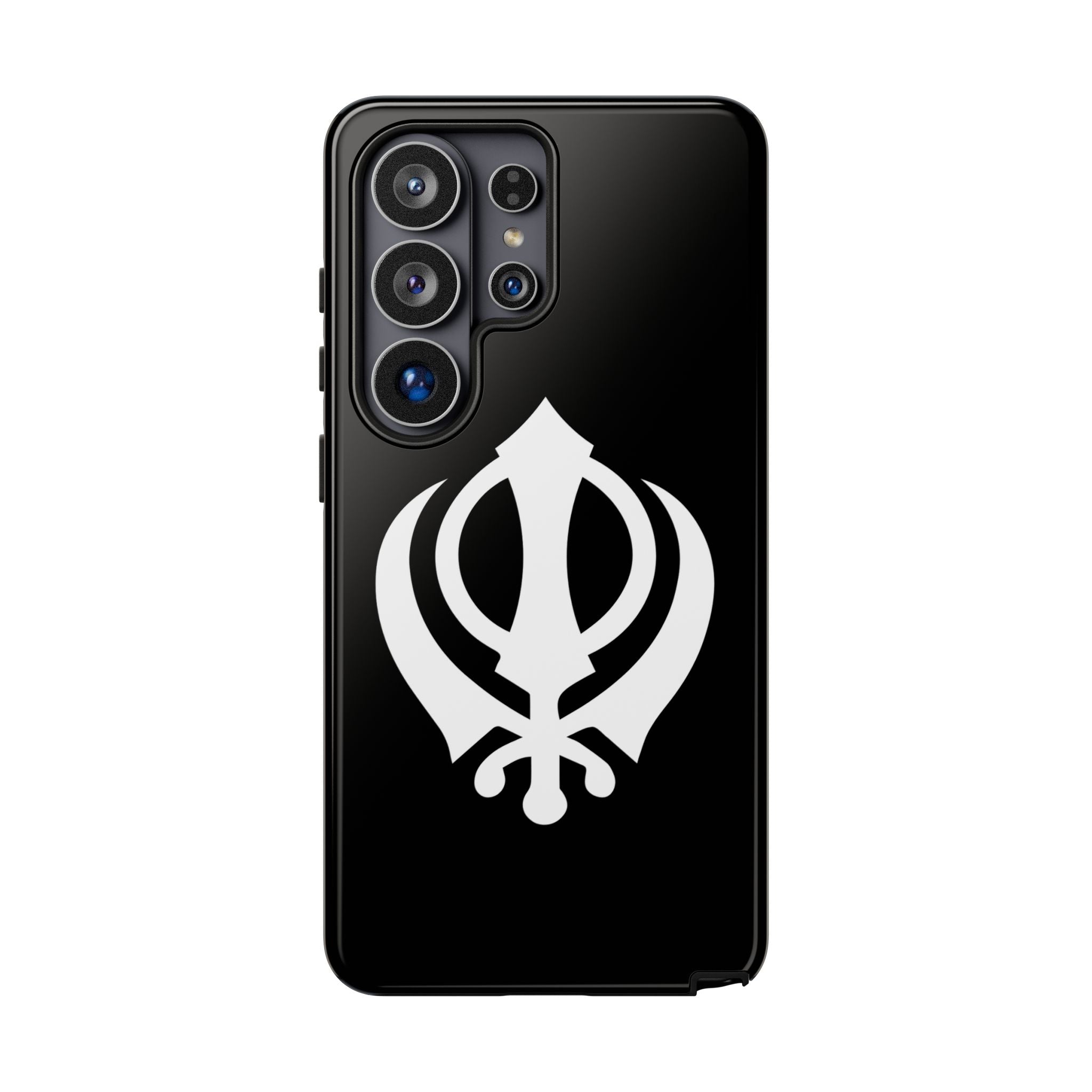 Sikh Khanda Phone Case • Black