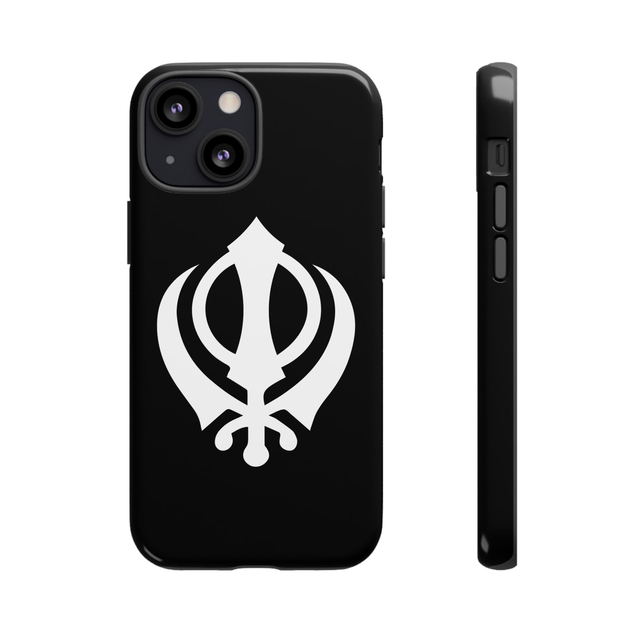 Sikh Khanda Phone Case • Black