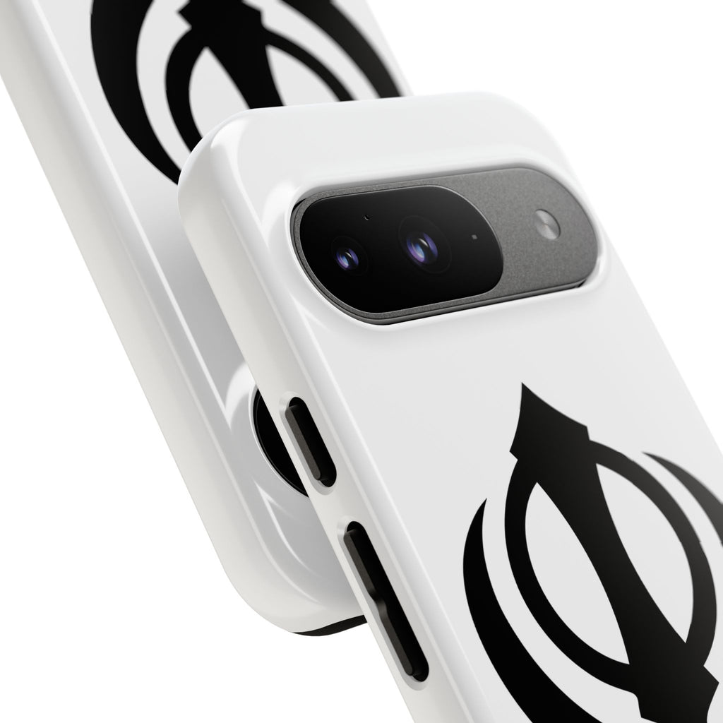 Sikh Khanda Phone Case • White