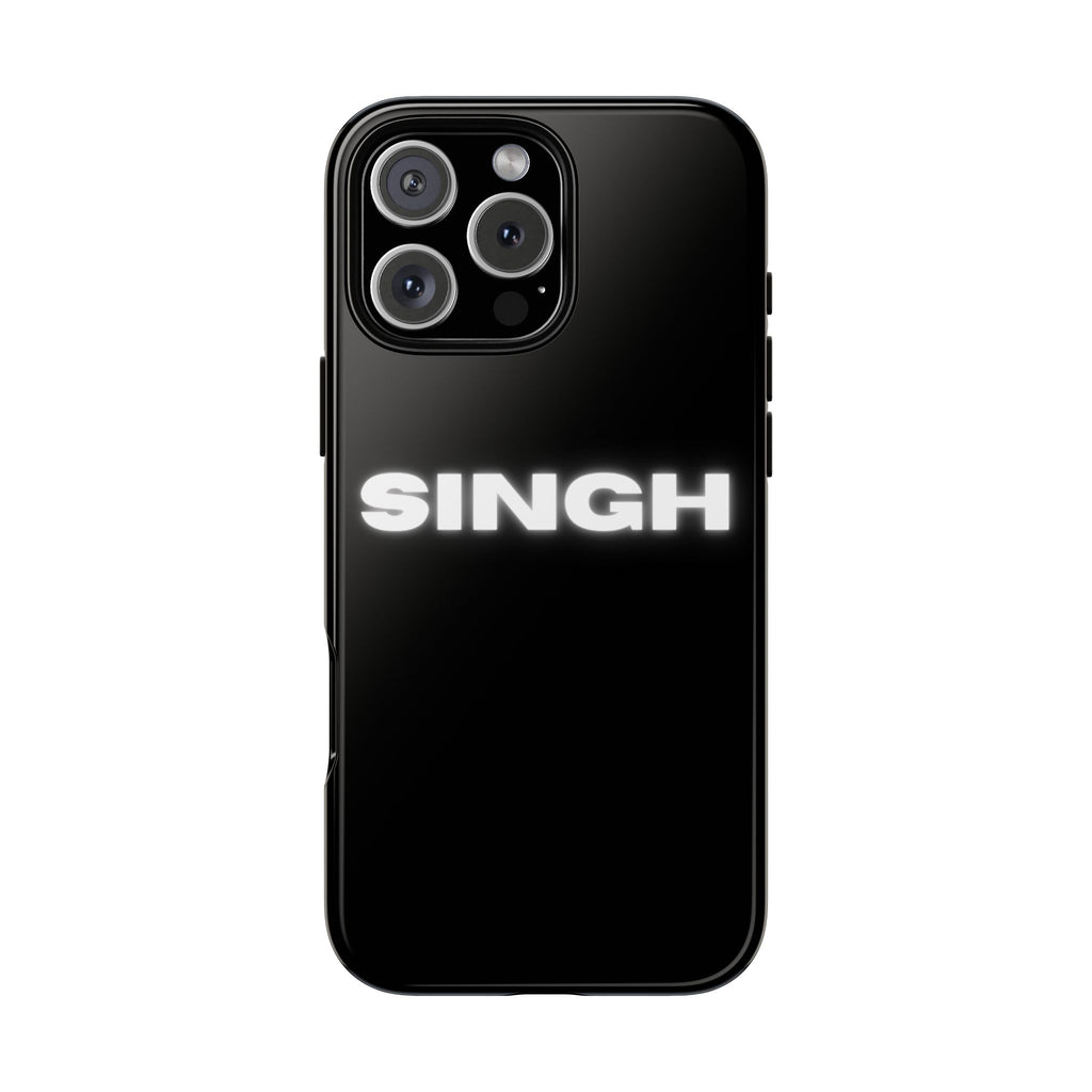 SINGH Phone Case • Black