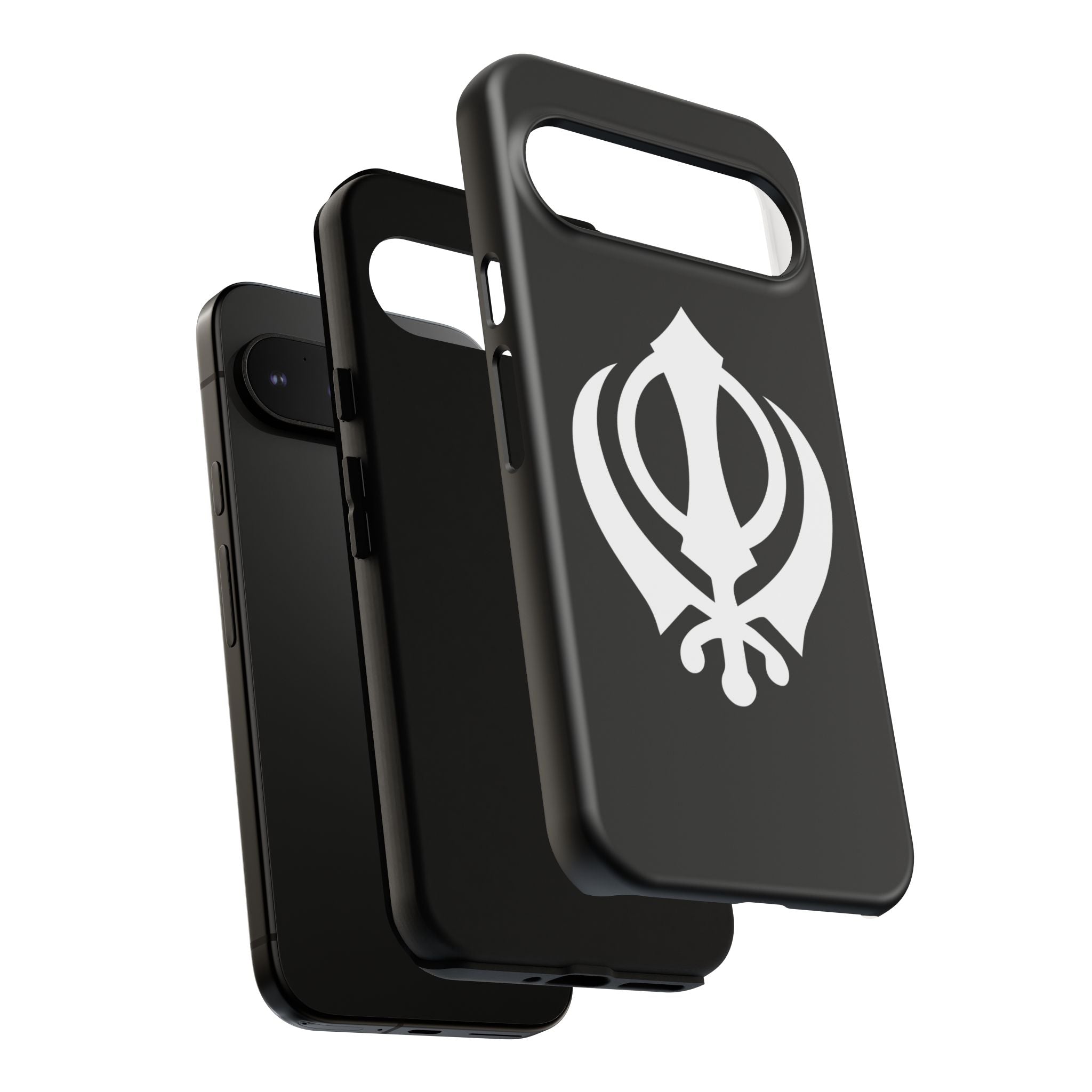 Sikh Khanda Phone Case • Black