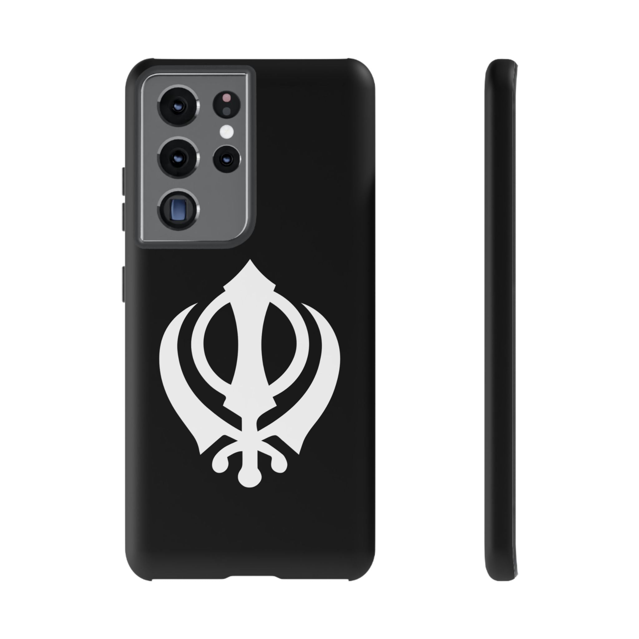 Sikh Khanda Phone Case • Black