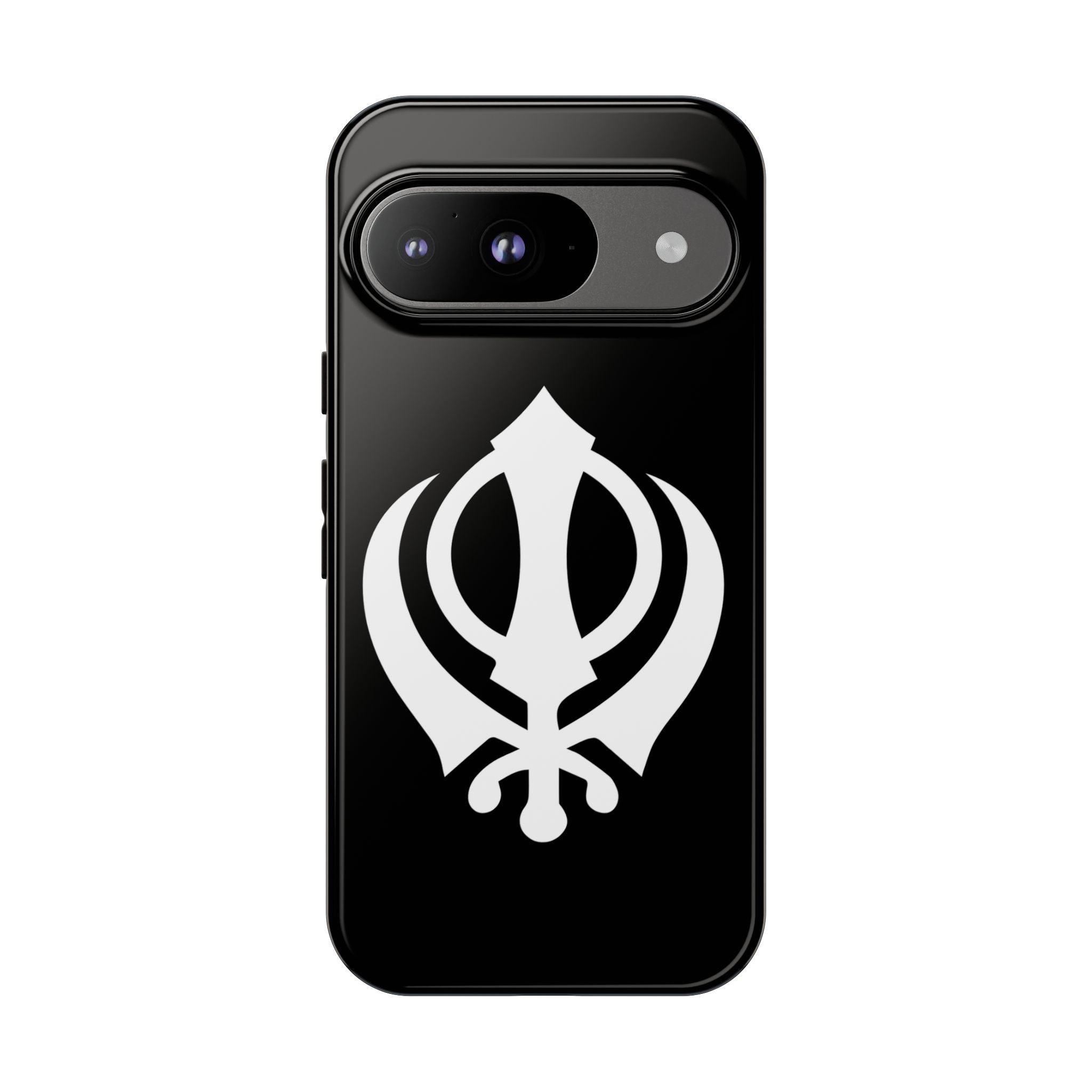 Sikh Khanda Phone Case • Black