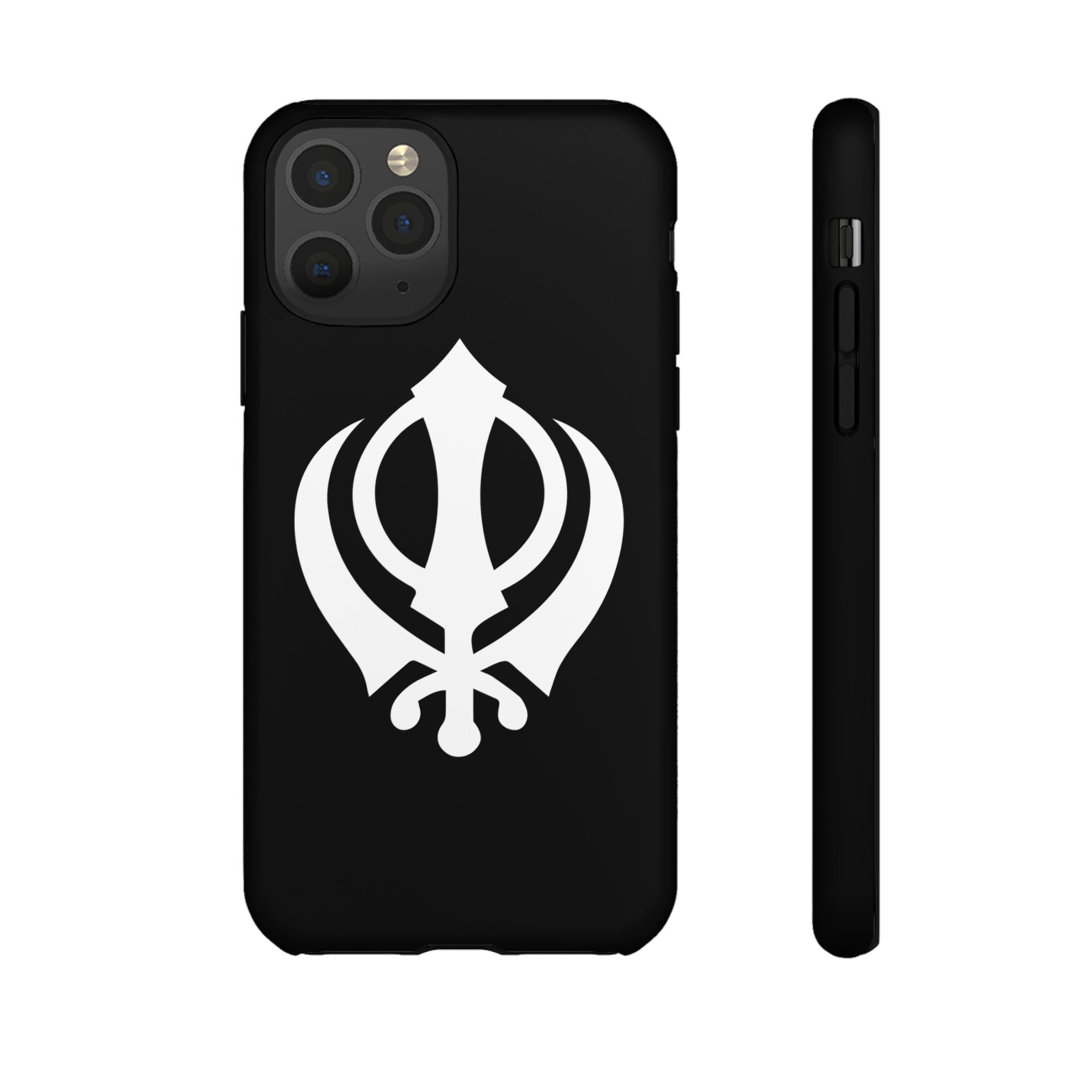 Sikh Khanda Phone Case • Black