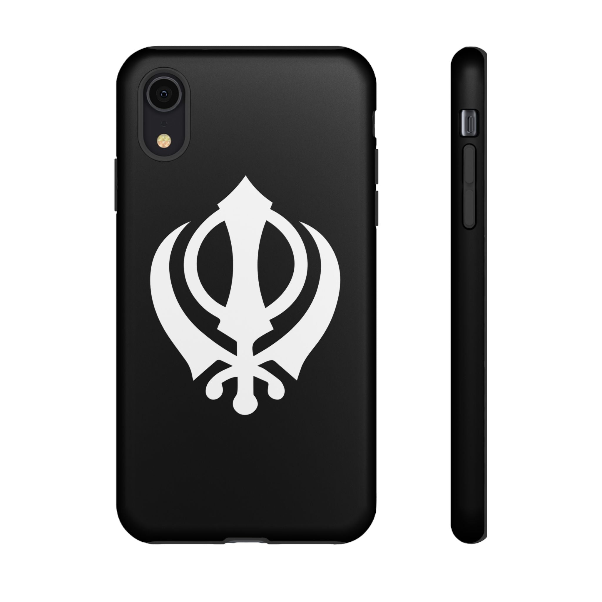 Sikh Khanda Phone Case • Black