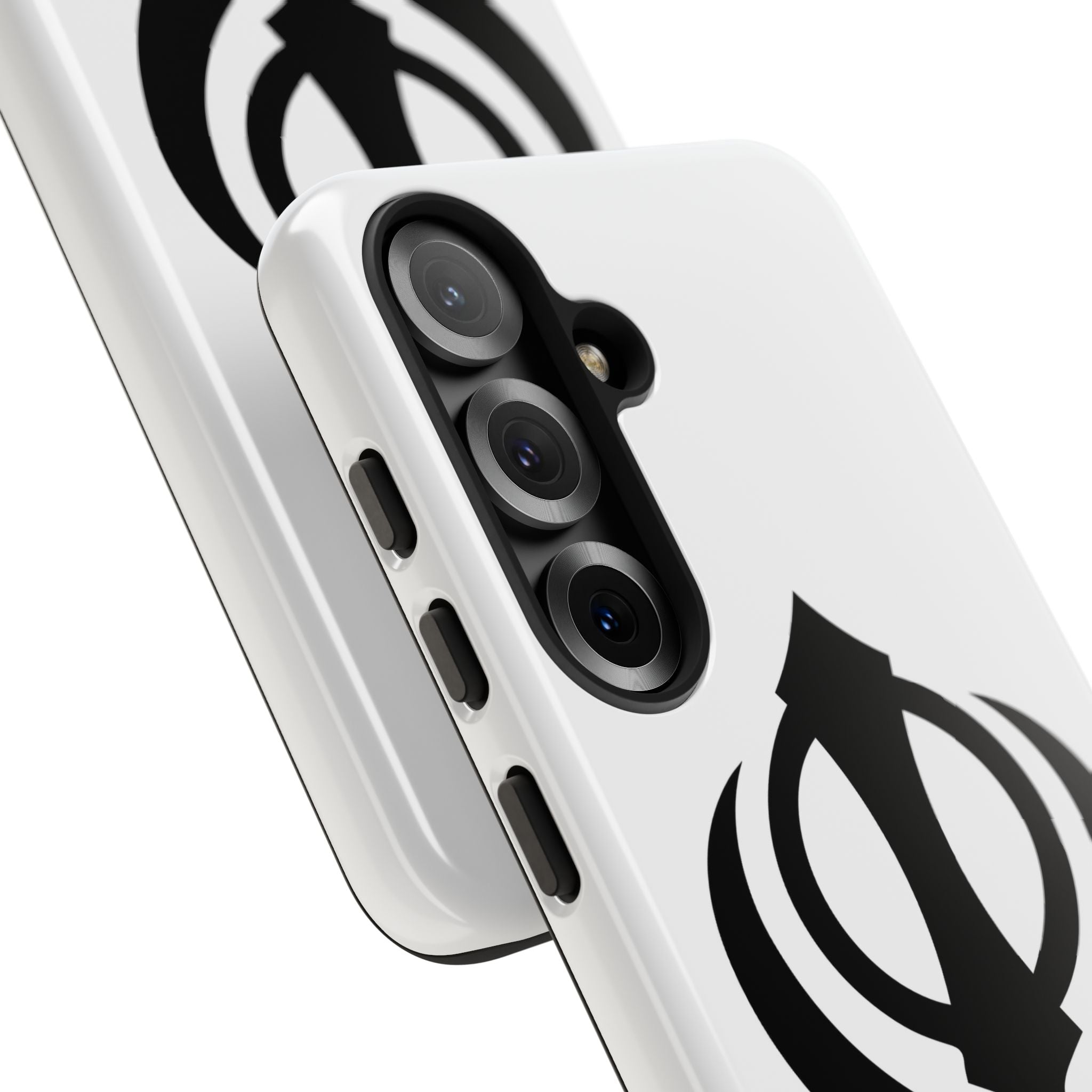 Sikh Khanda Phone Case • White