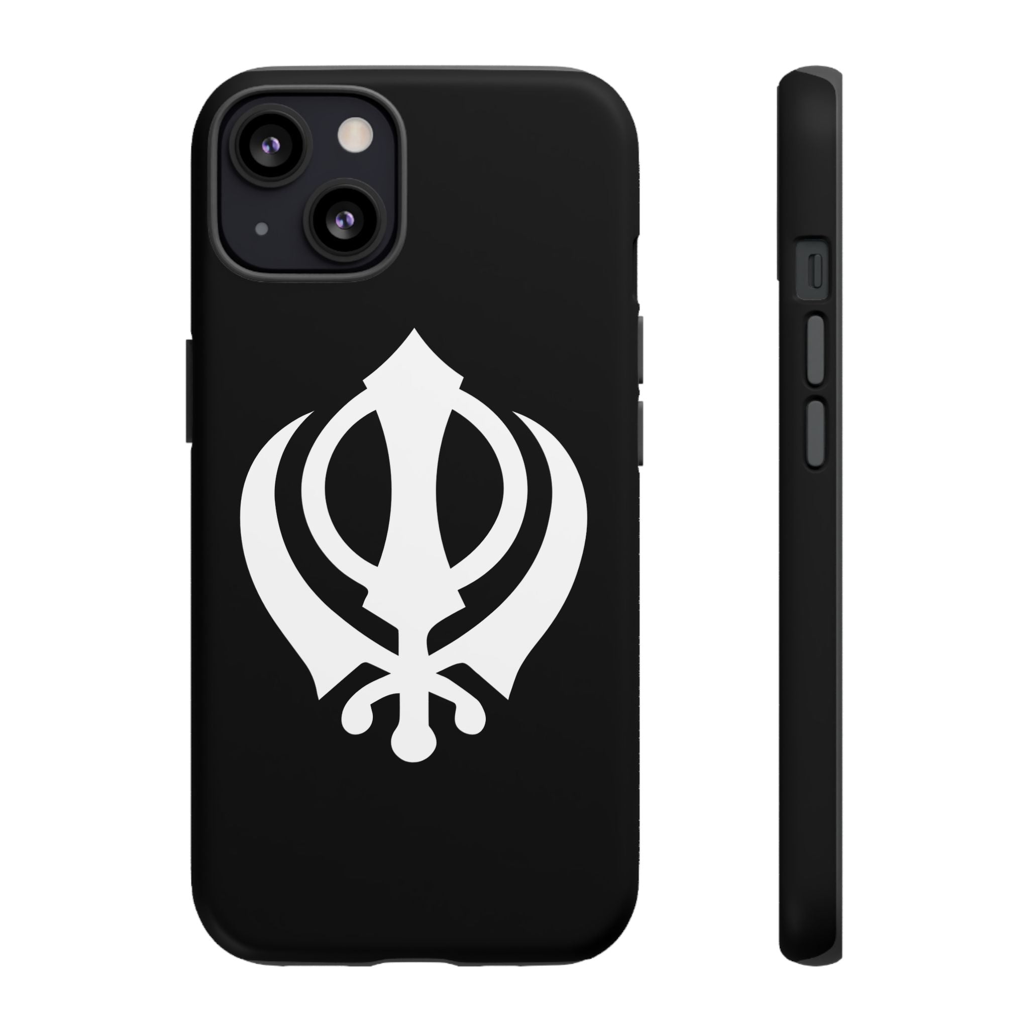 Sikh Khanda Phone Case • Black