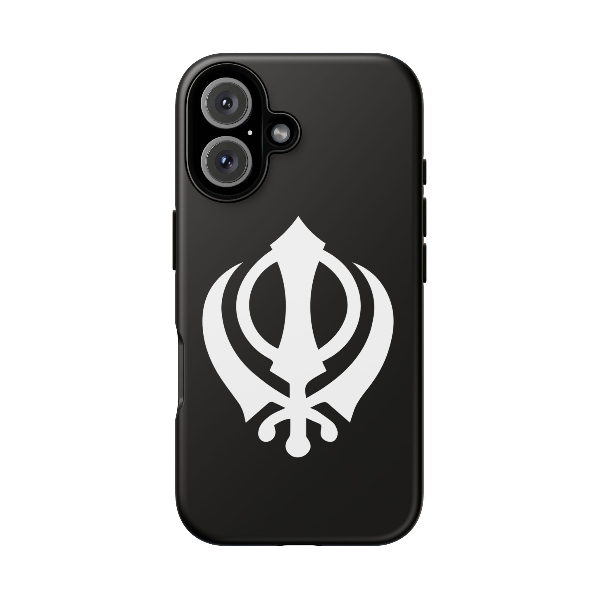Sikh Khanda Phone Case • Black