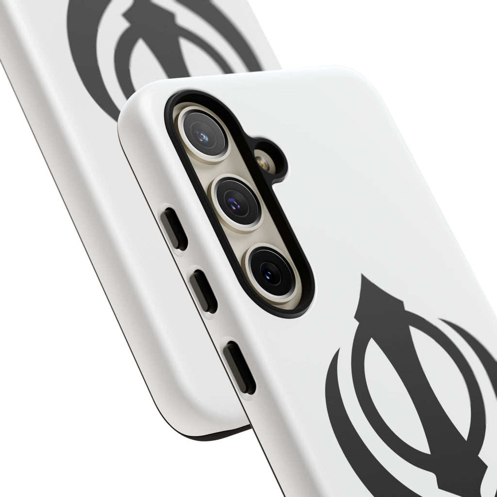 Sikh Khanda Phone Case • White