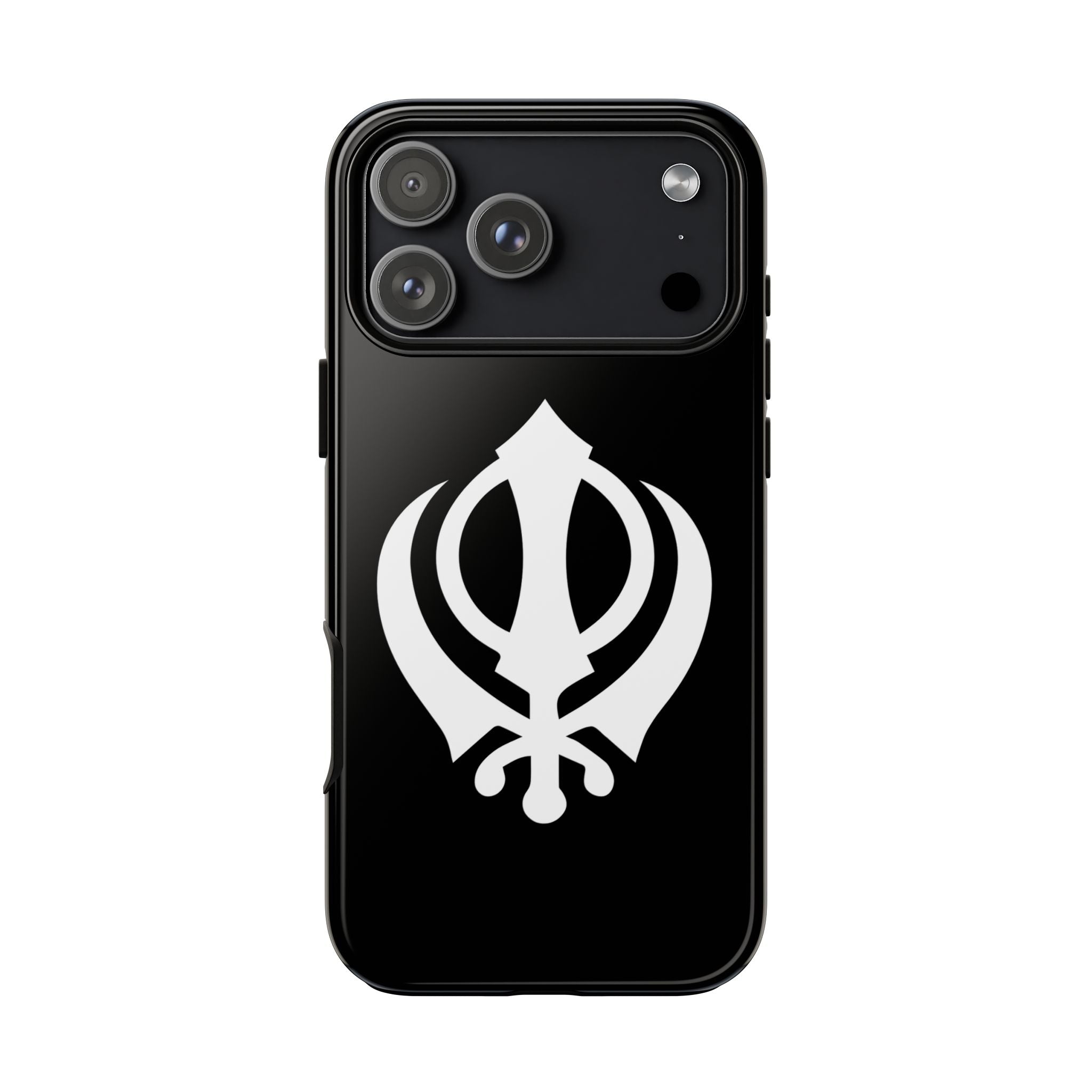 Sikh Khanda Phone Case • Black