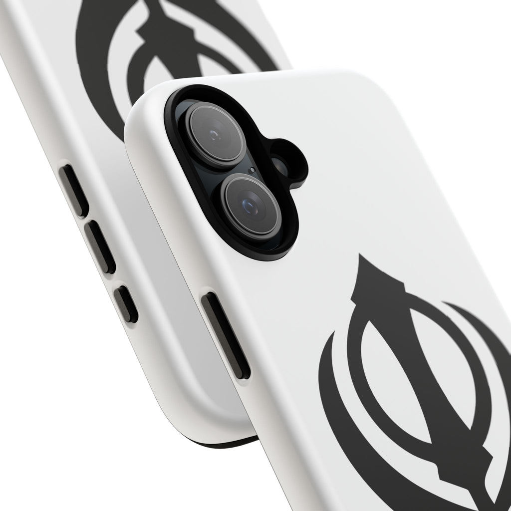 Sikh Khanda Phone Case • White