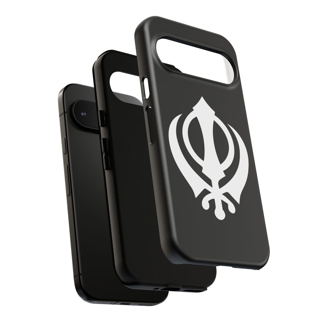 Sikh Khanda Phone Case • Black