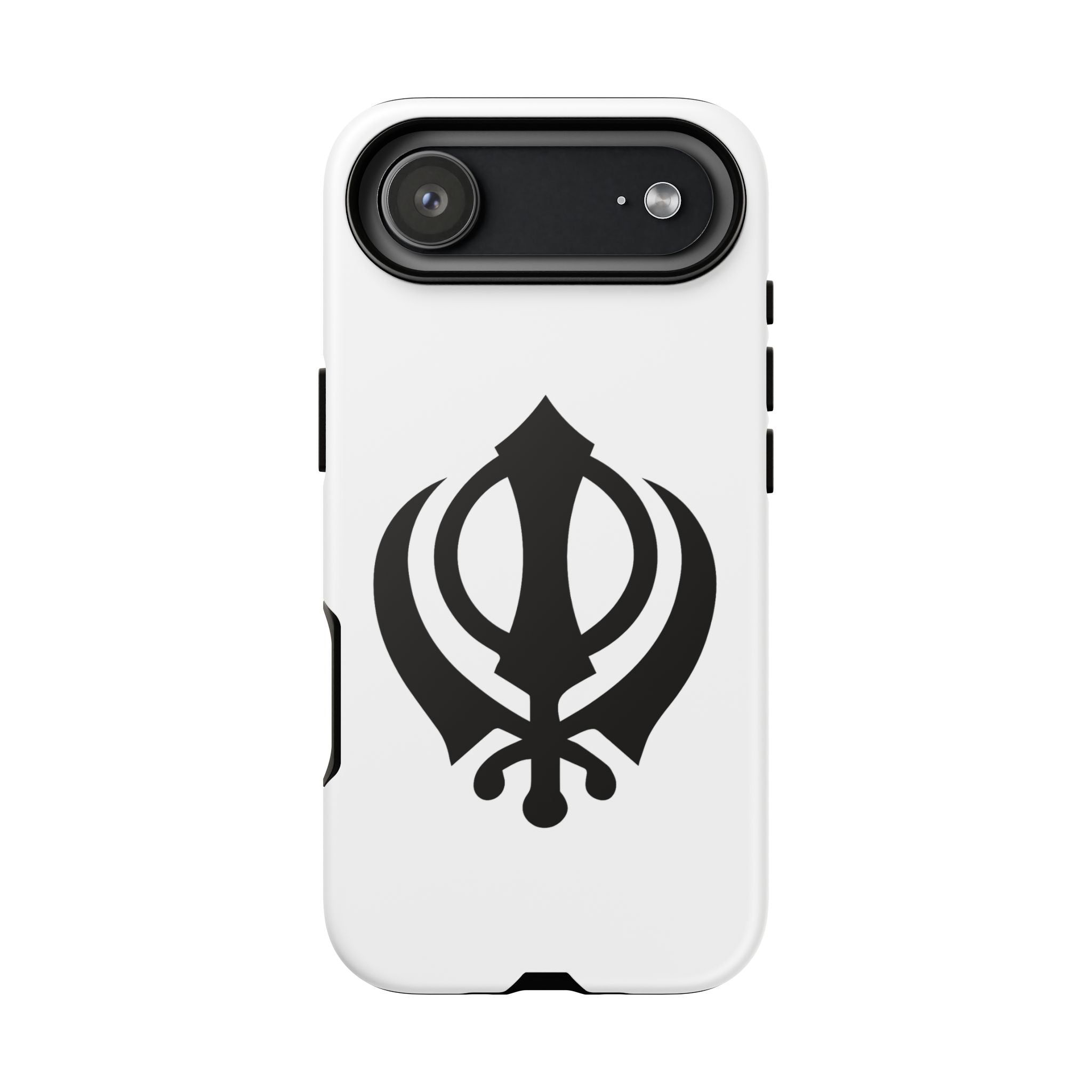 Sikh Khanda Phone Case • White