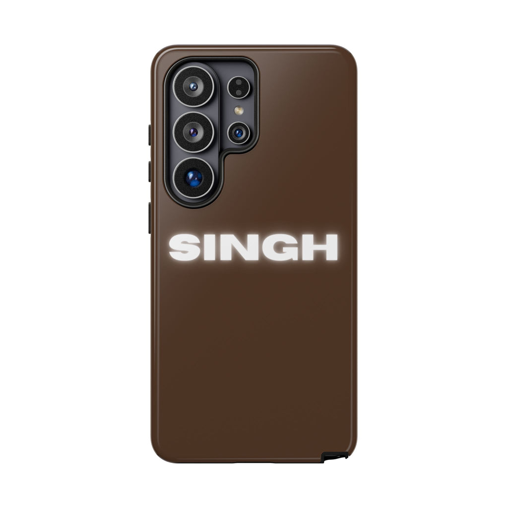 SINGH Phone Case • Brown