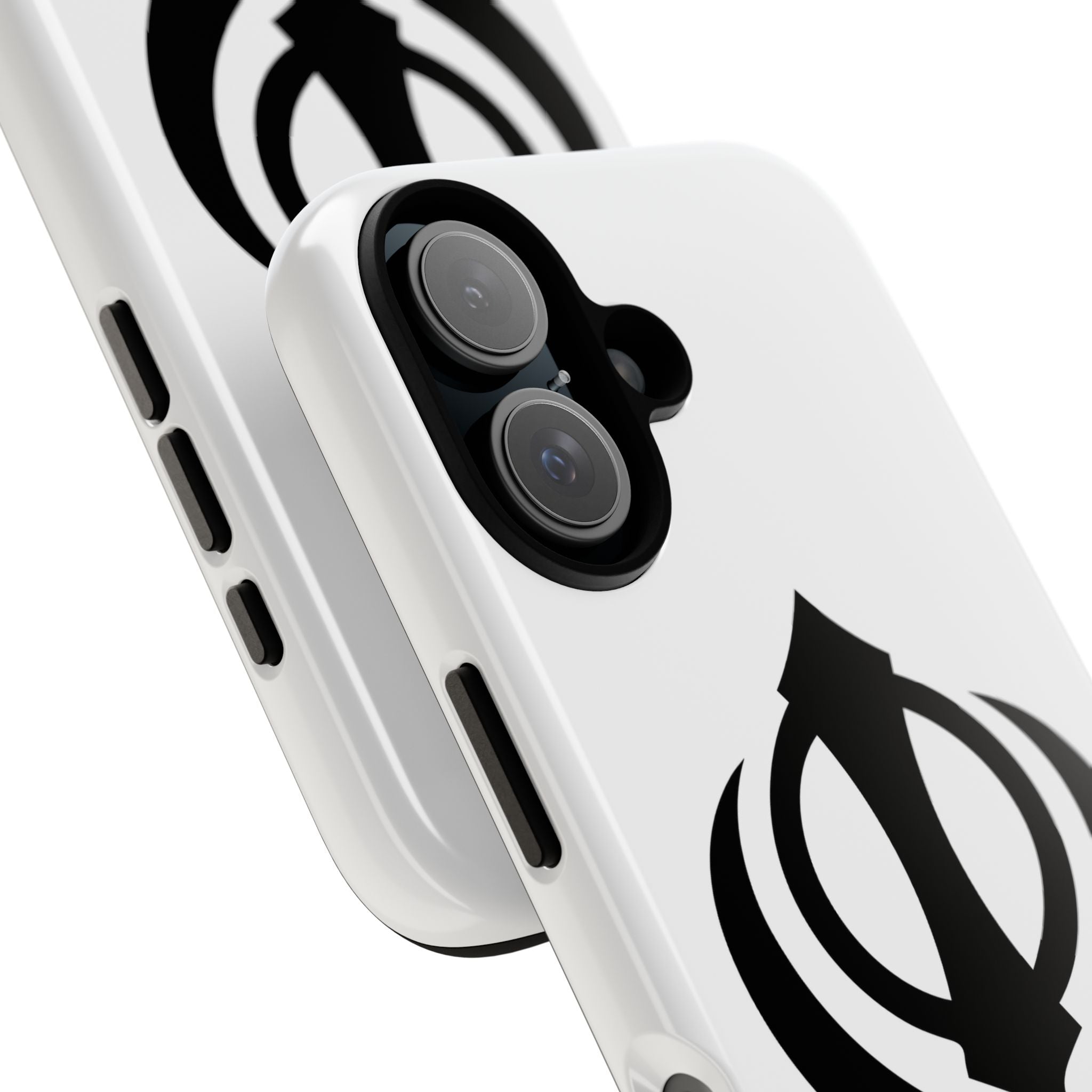 Sikh Khanda Phone Case • White
