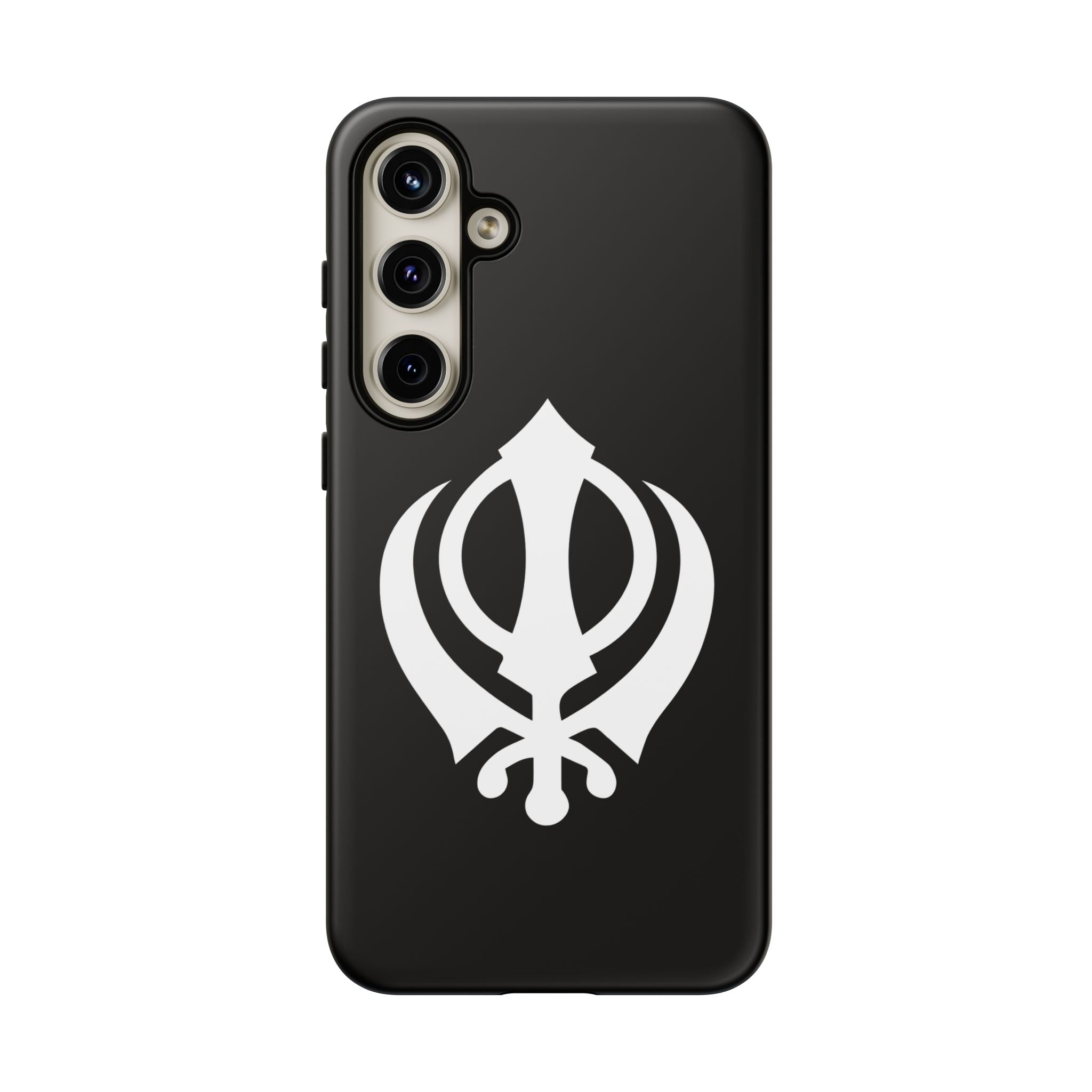 Sikh Khanda Phone Case • Black