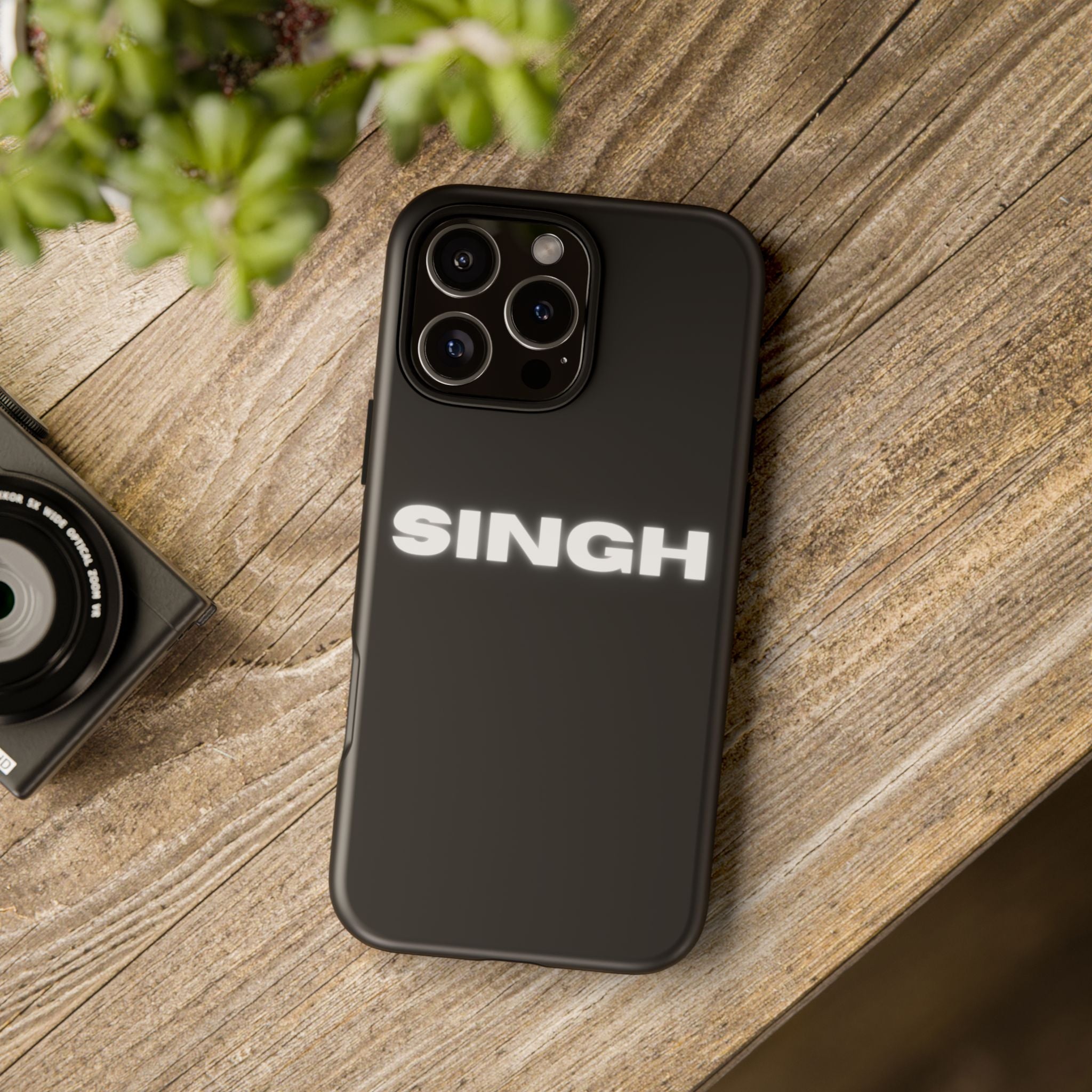 SINGH Phone Case • Black