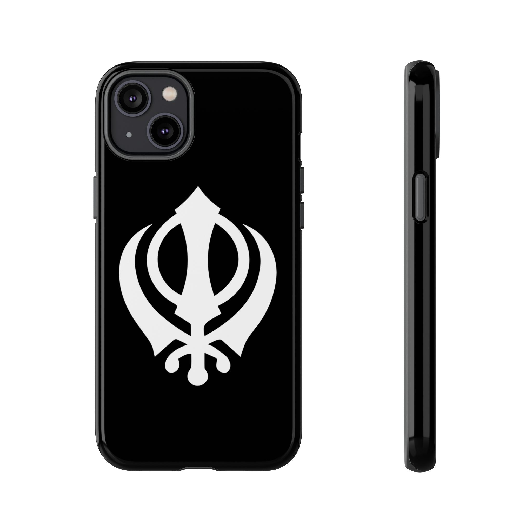 Sikh Khanda Phone Case • Black