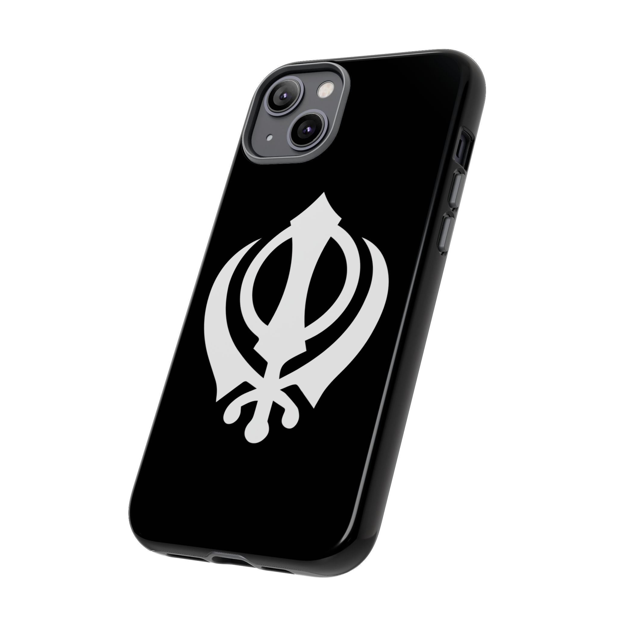 Sikh Khanda Phone Case • Black