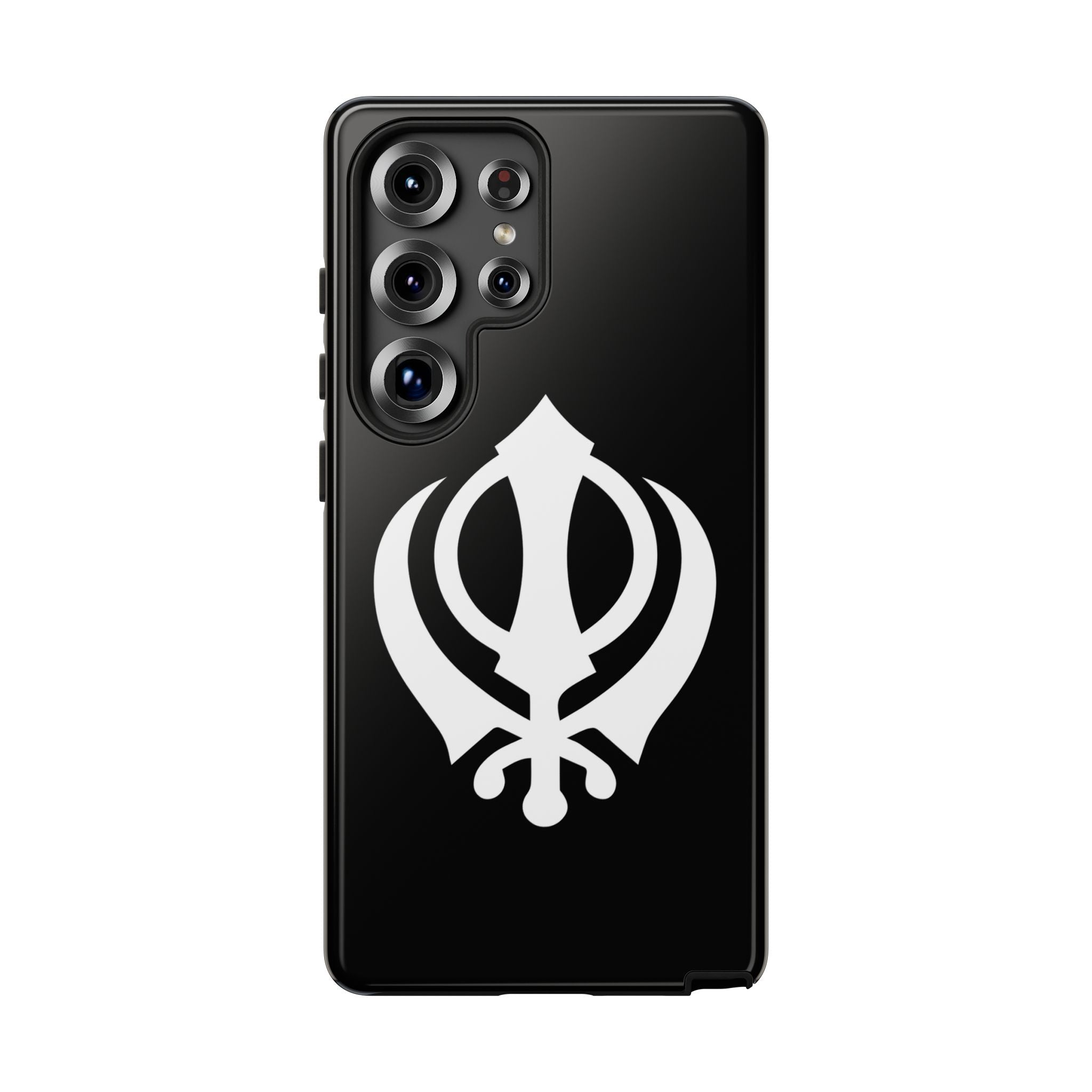 Sikh Khanda Phone Case • Black