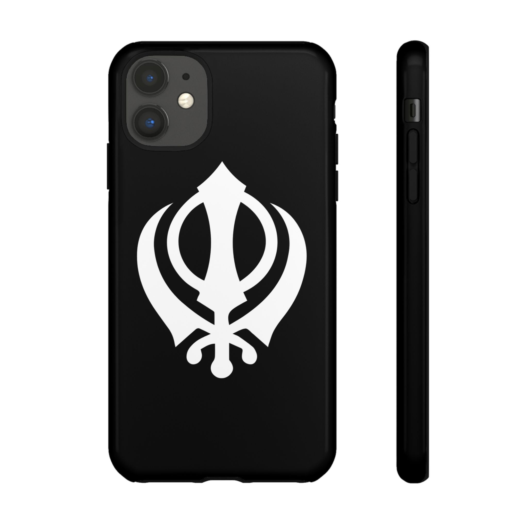 Sikh Khanda Phone Case • Black
