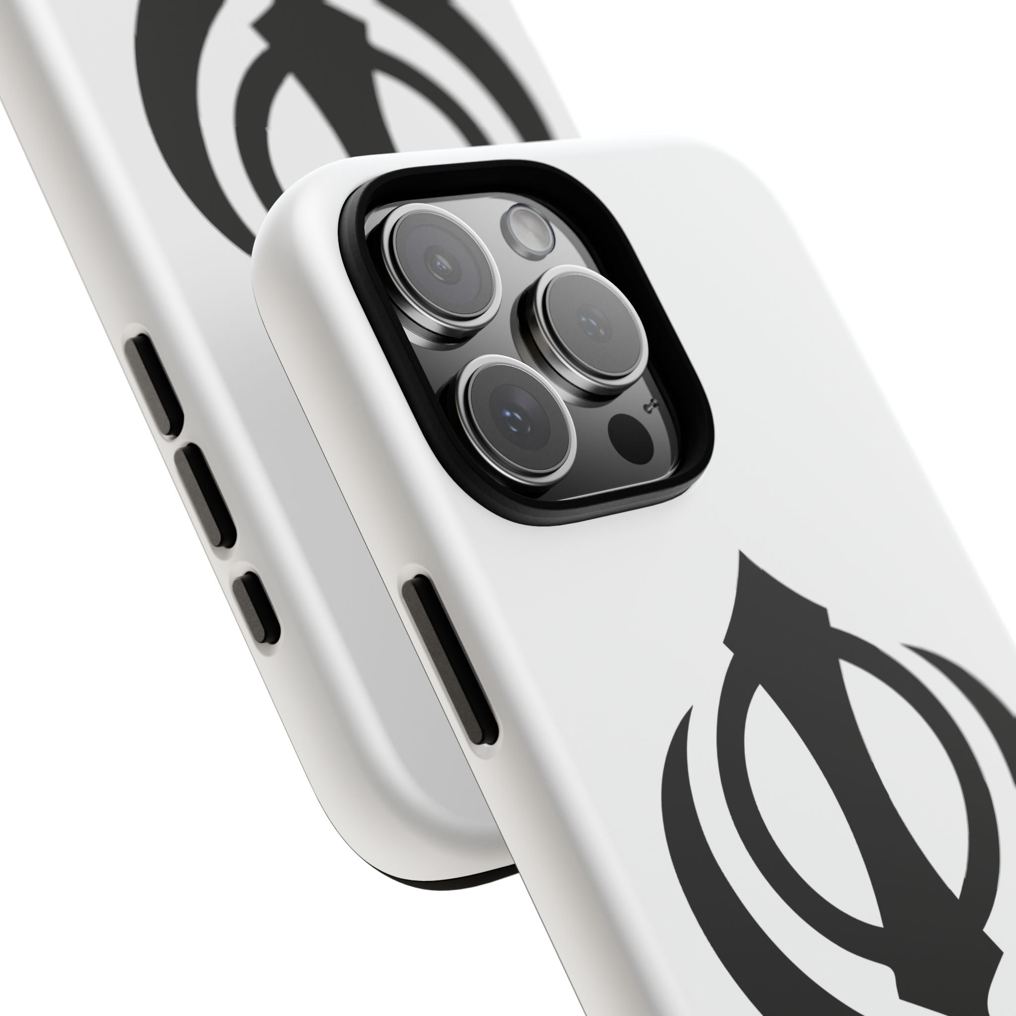 Sikh Khanda Phone Case • White