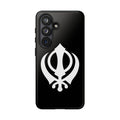 Sikh Khanda Phone Case • Black