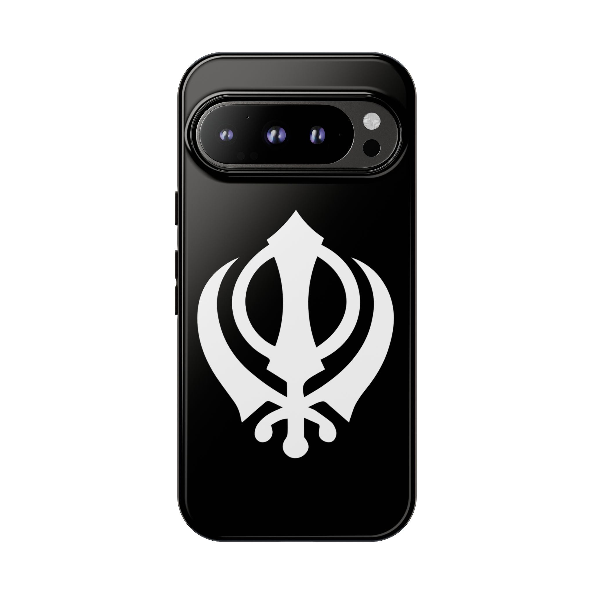 Sikh Khanda Phone Case • Black