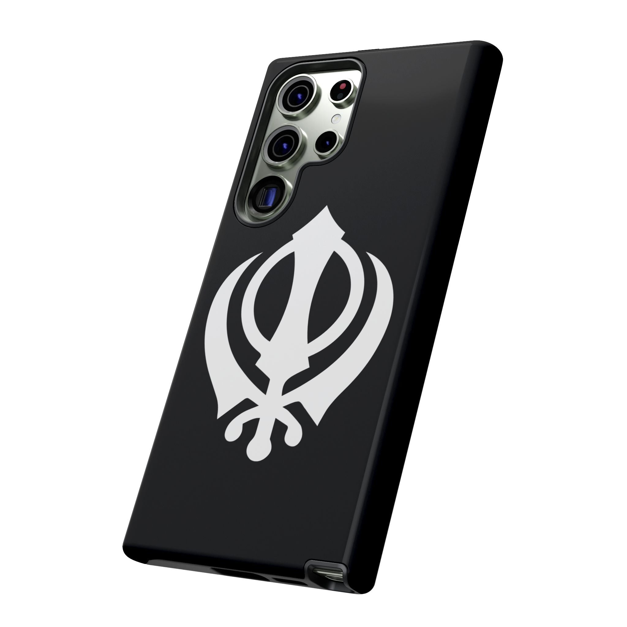 Sikh Khanda Phone Case • Black