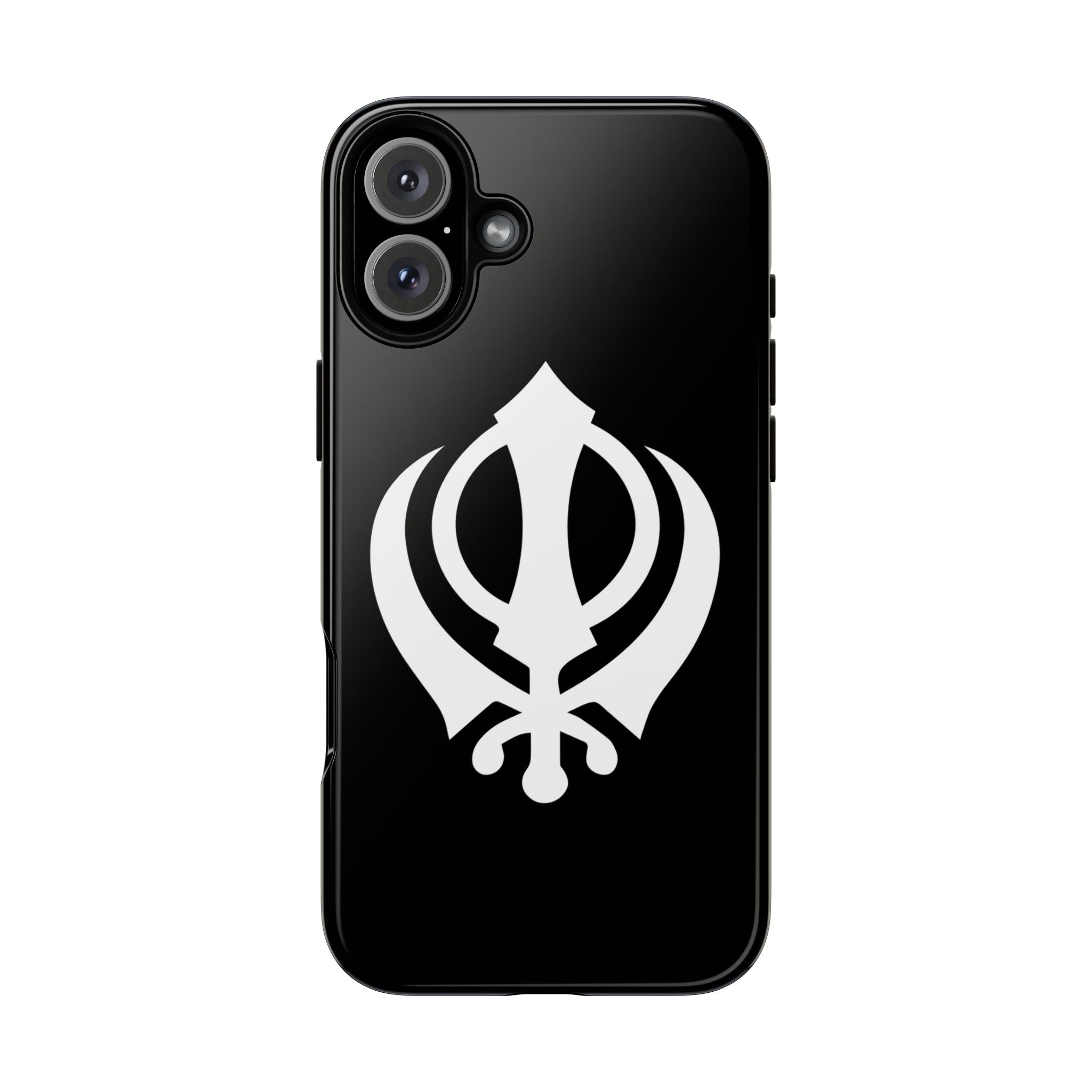 Sikh Khanda Phone Case • Black
