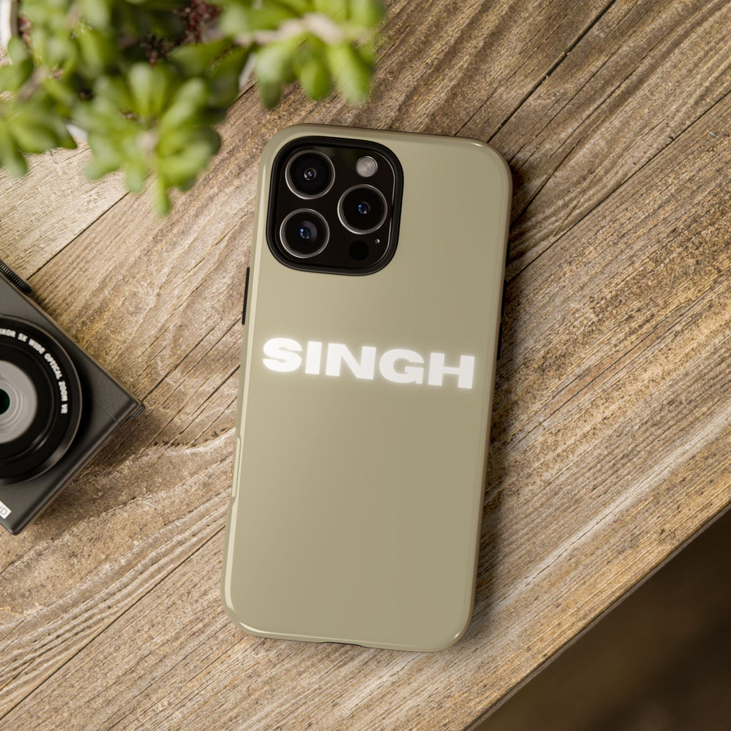 SINGH Phone Case • Beige