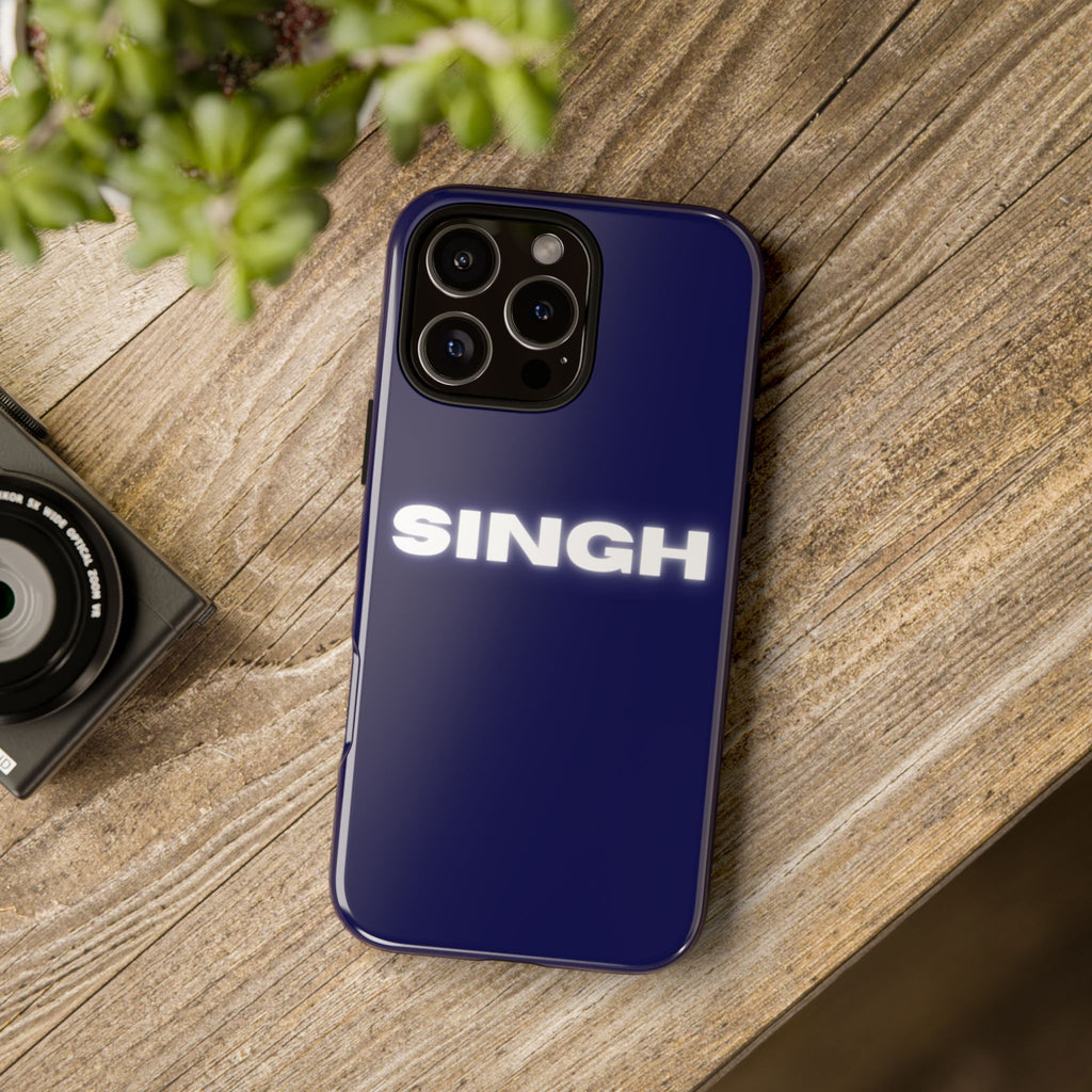 SINGH Phone Case • Dark Blue