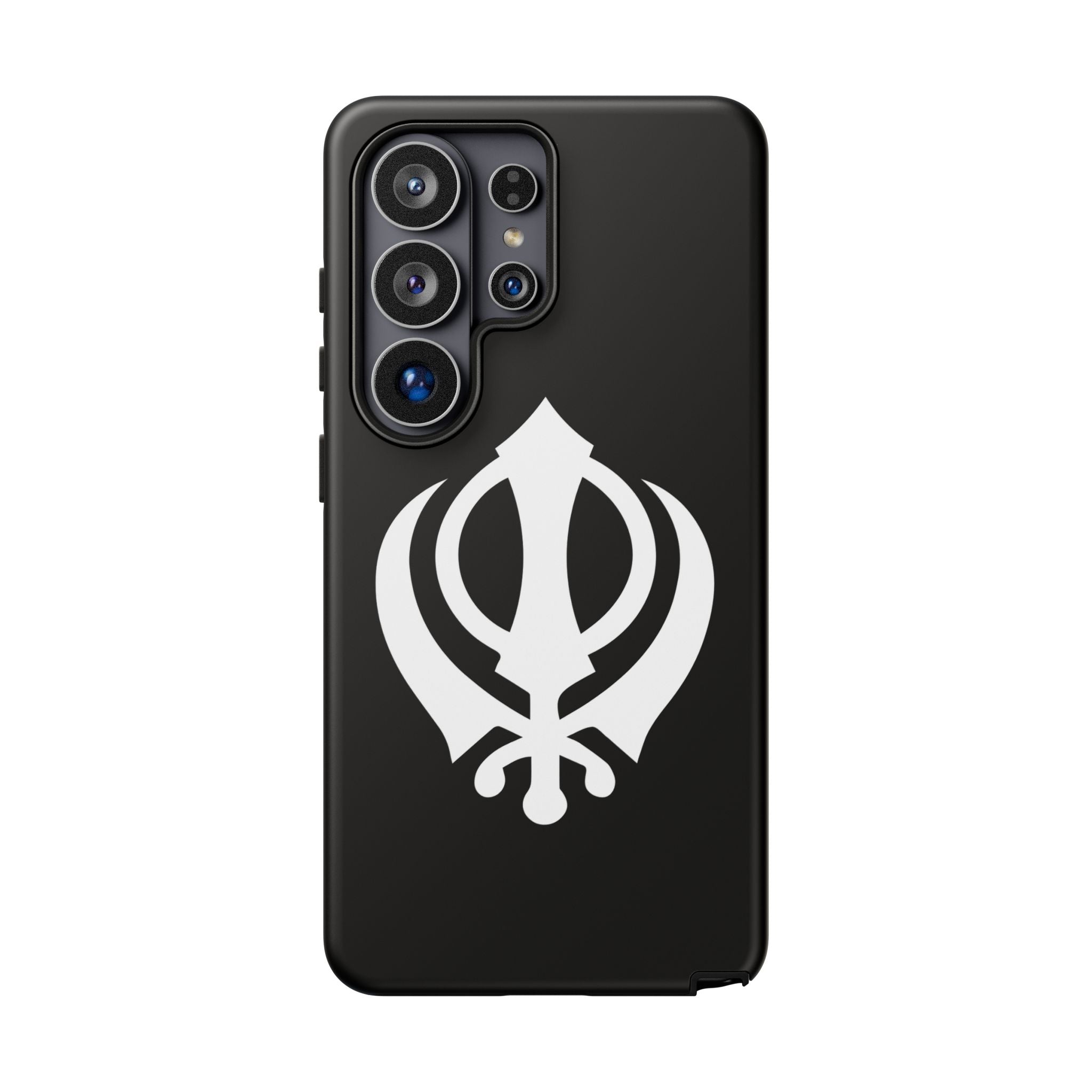 Sikh Khanda Phone Case • Black