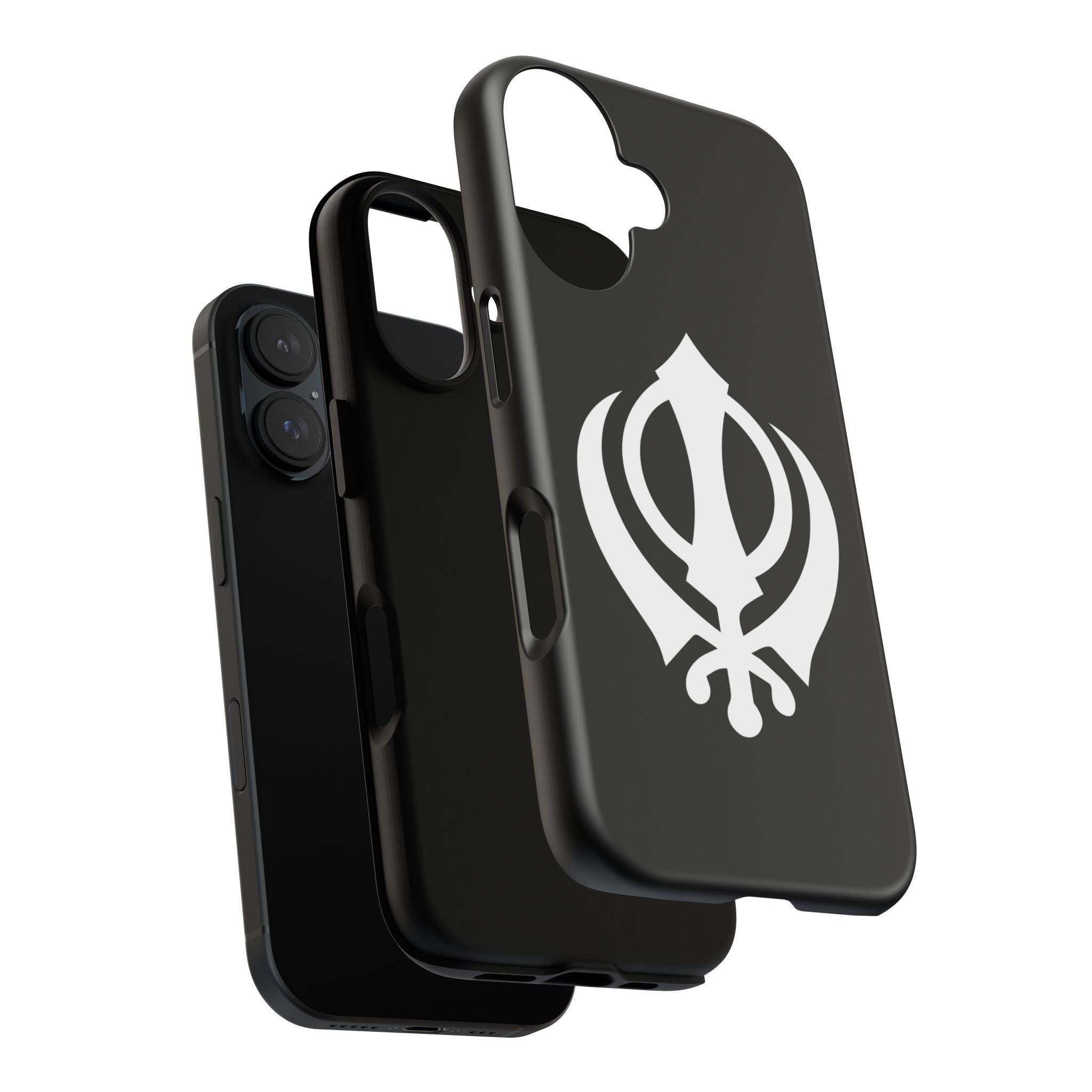 Sikh Khanda Phone Case • Black