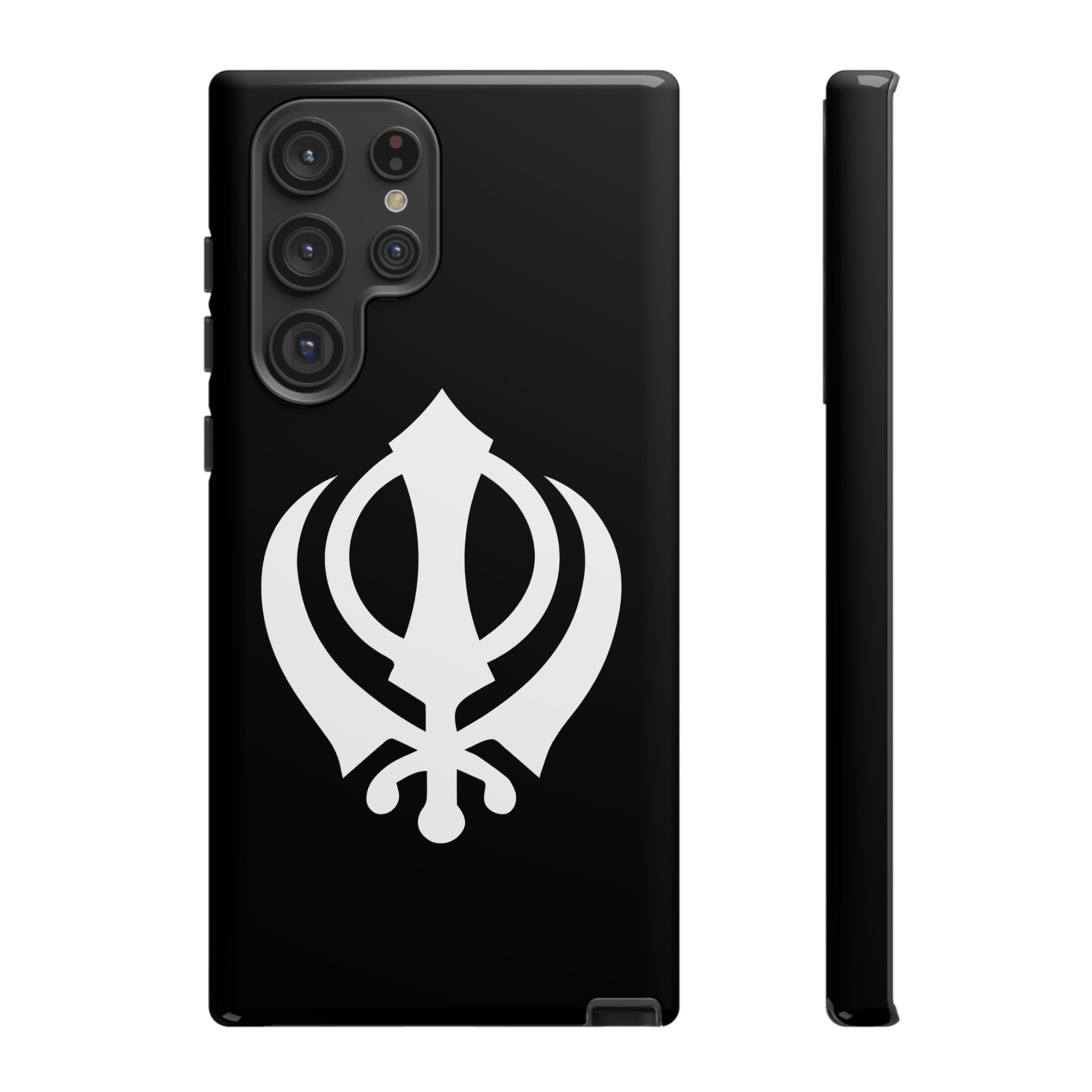 Sikh Khanda Phone Case • Black