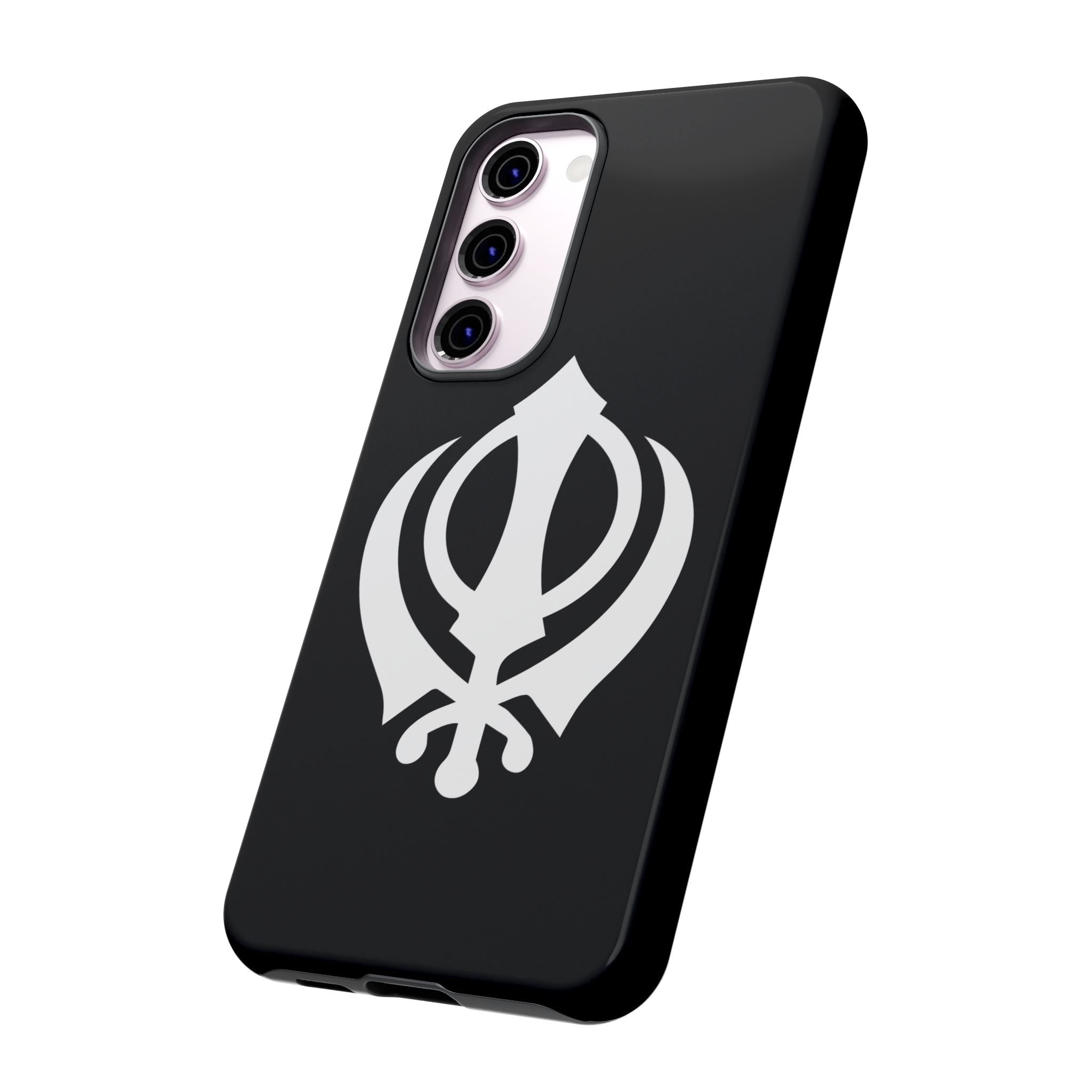 Sikh Khanda Phone Case • Black
