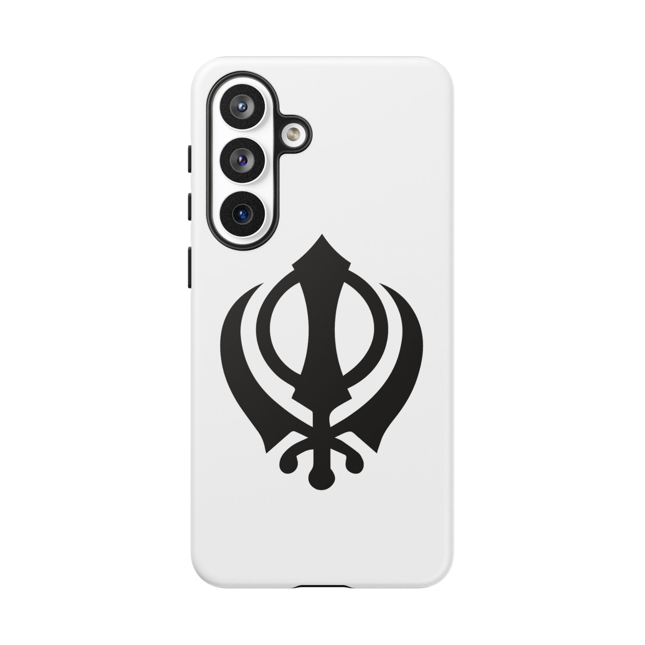 Sikh Khanda Phone Case • White