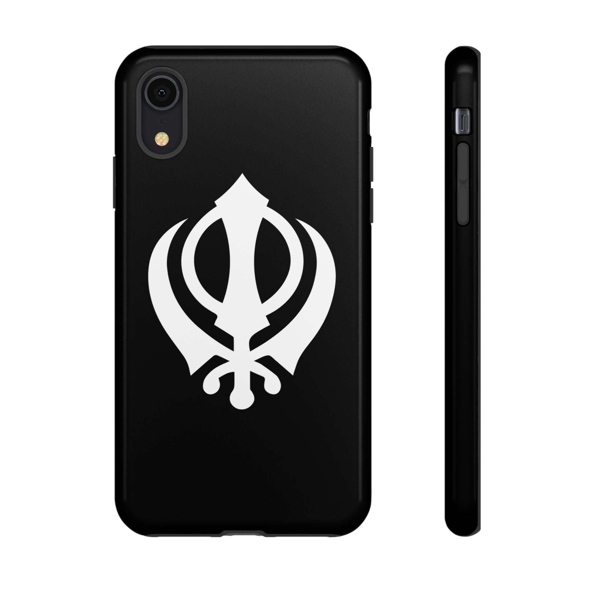 Sikh Khanda Phone Case • Black