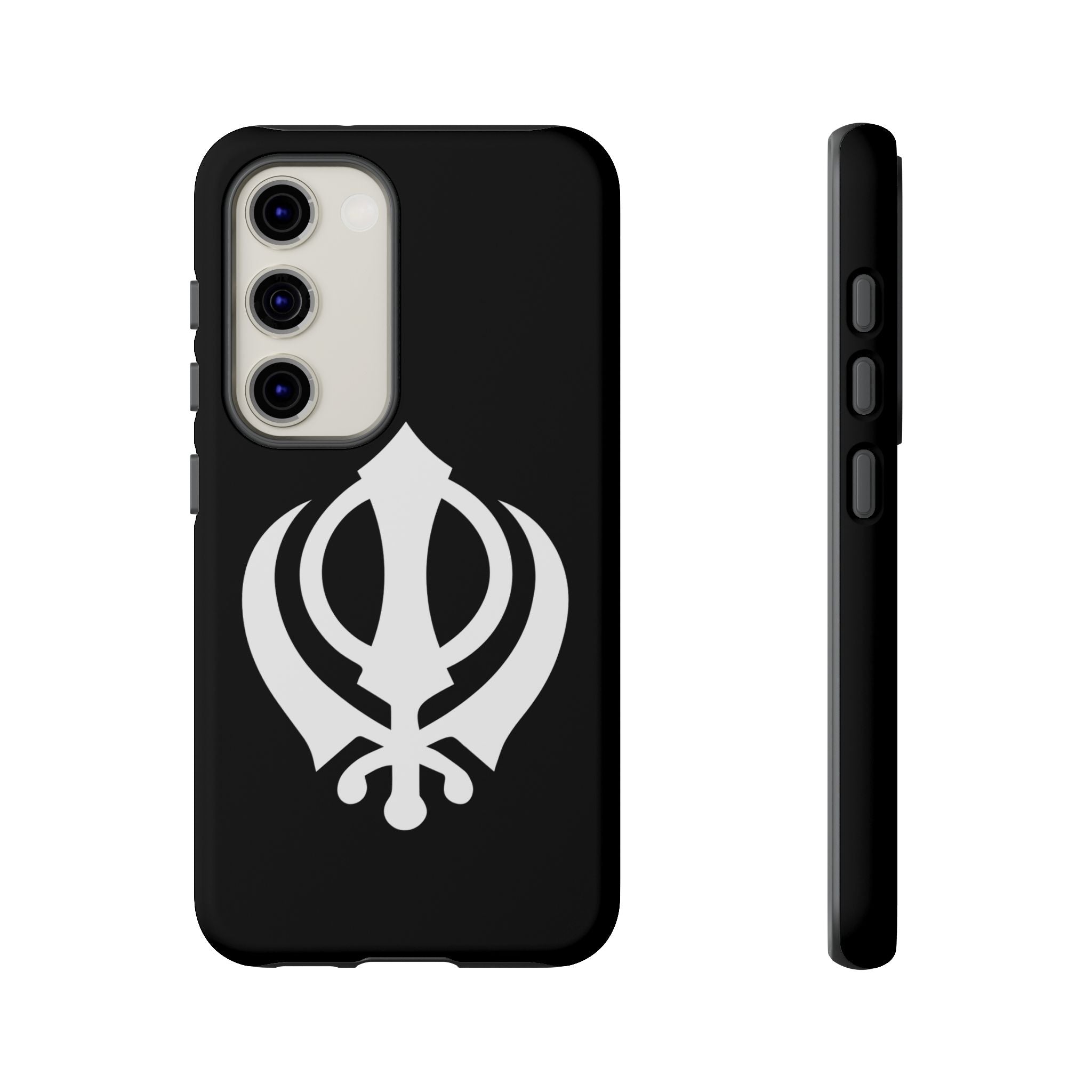 Sikh Khanda Phone Case • Black