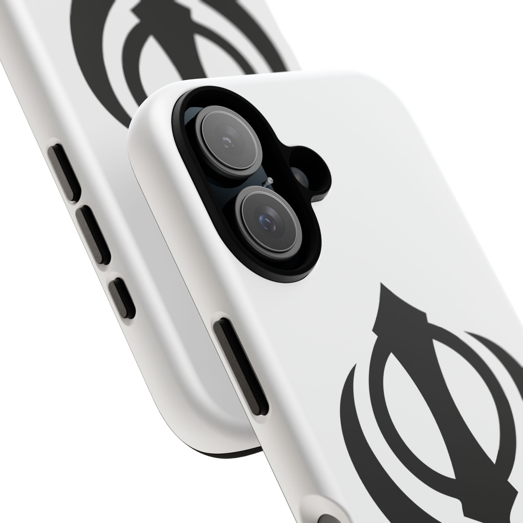 Sikh Khanda Phone Case • White