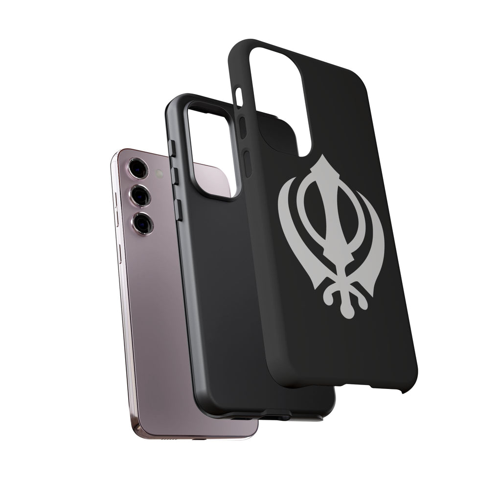Sikh Khanda Phone Case • Black