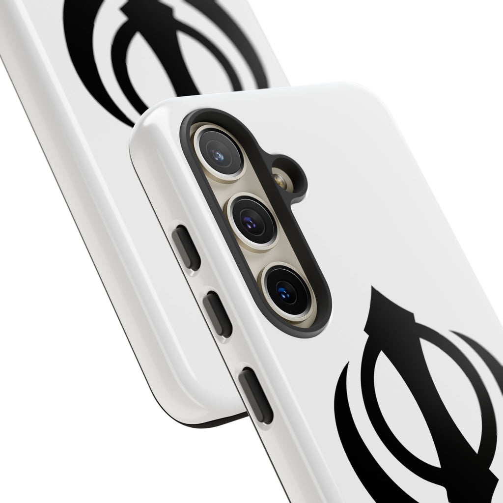Sikh Khanda Phone Case • White