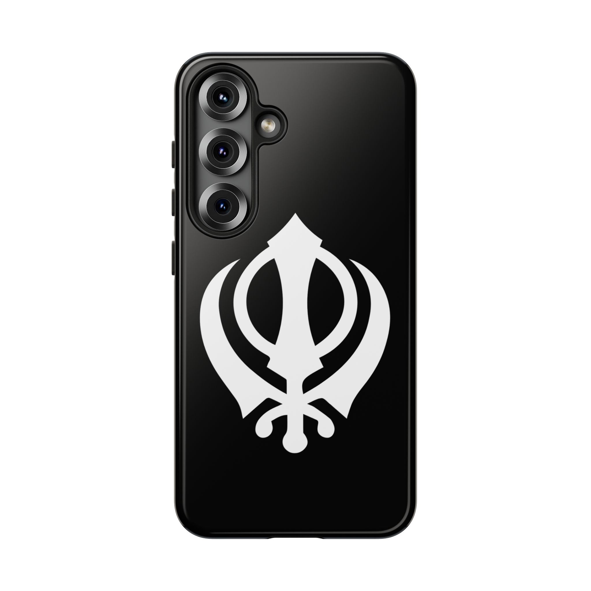 Sikh Khanda Phone Case • Black