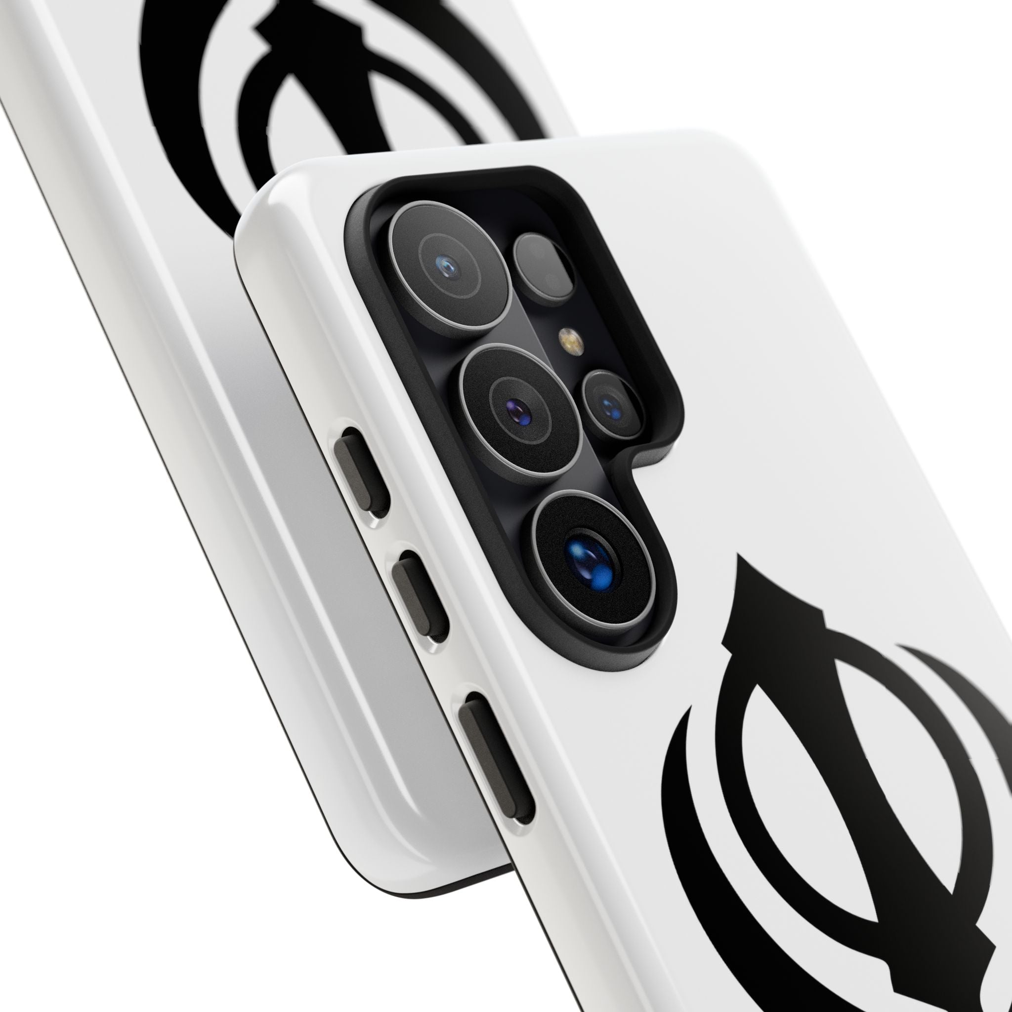 Sikh Khanda Phone Case • White
