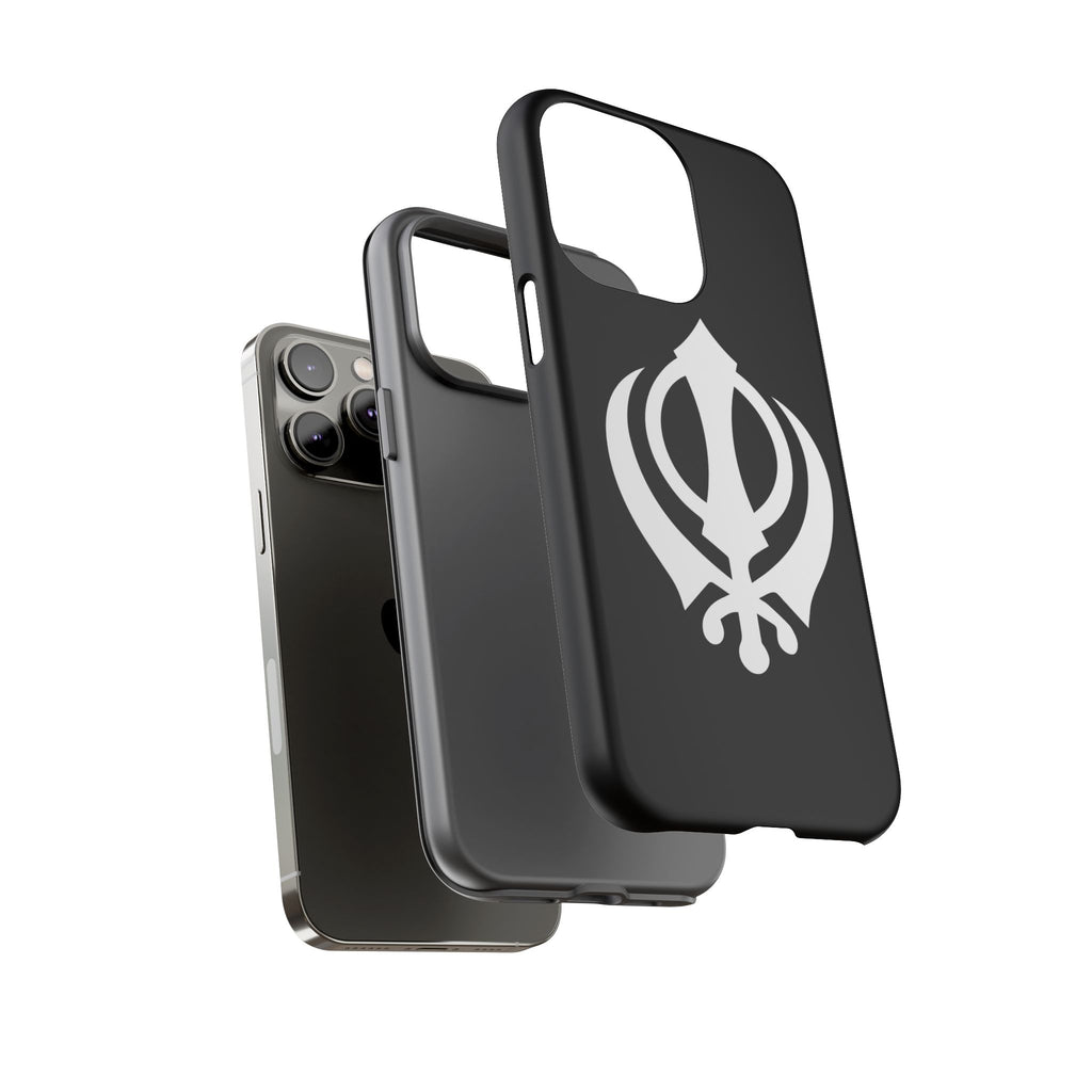 Sikh Khanda Phone Case • Black