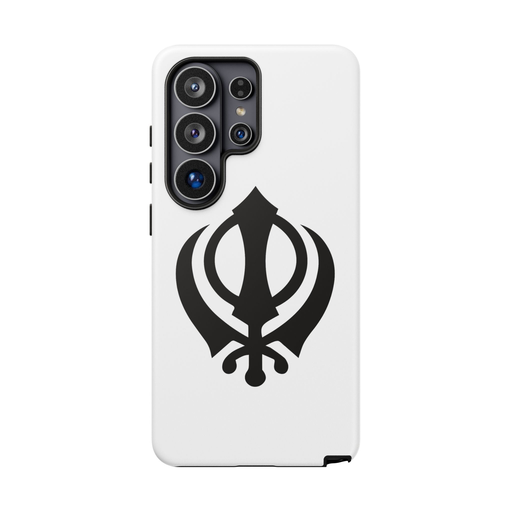 Sikh Khanda Phone Case • White