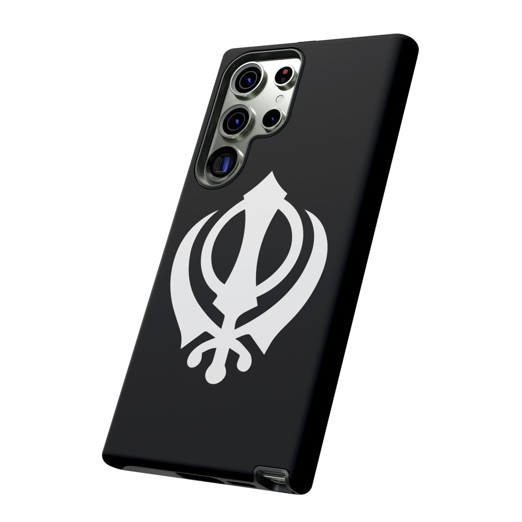 Sikh Khanda Phone Case • Black